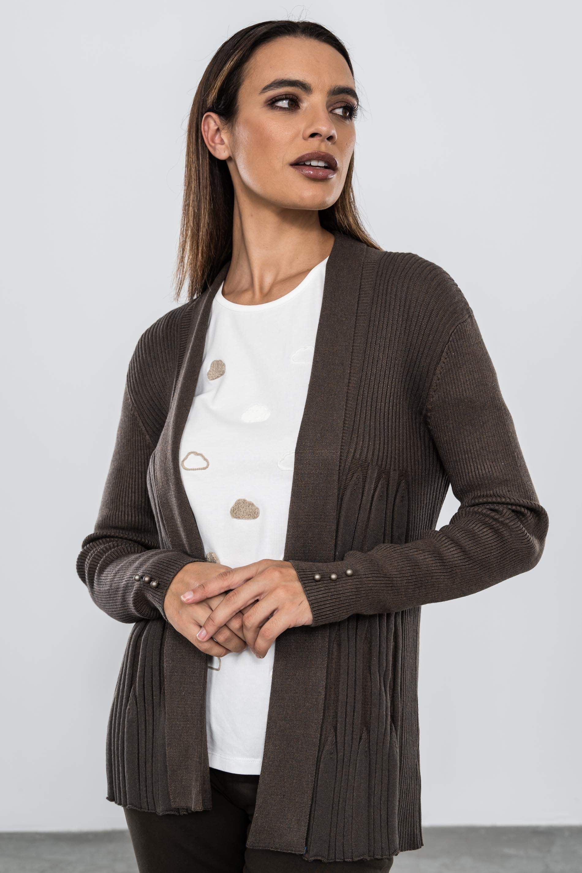 CHAQUETA CANALE MARRON