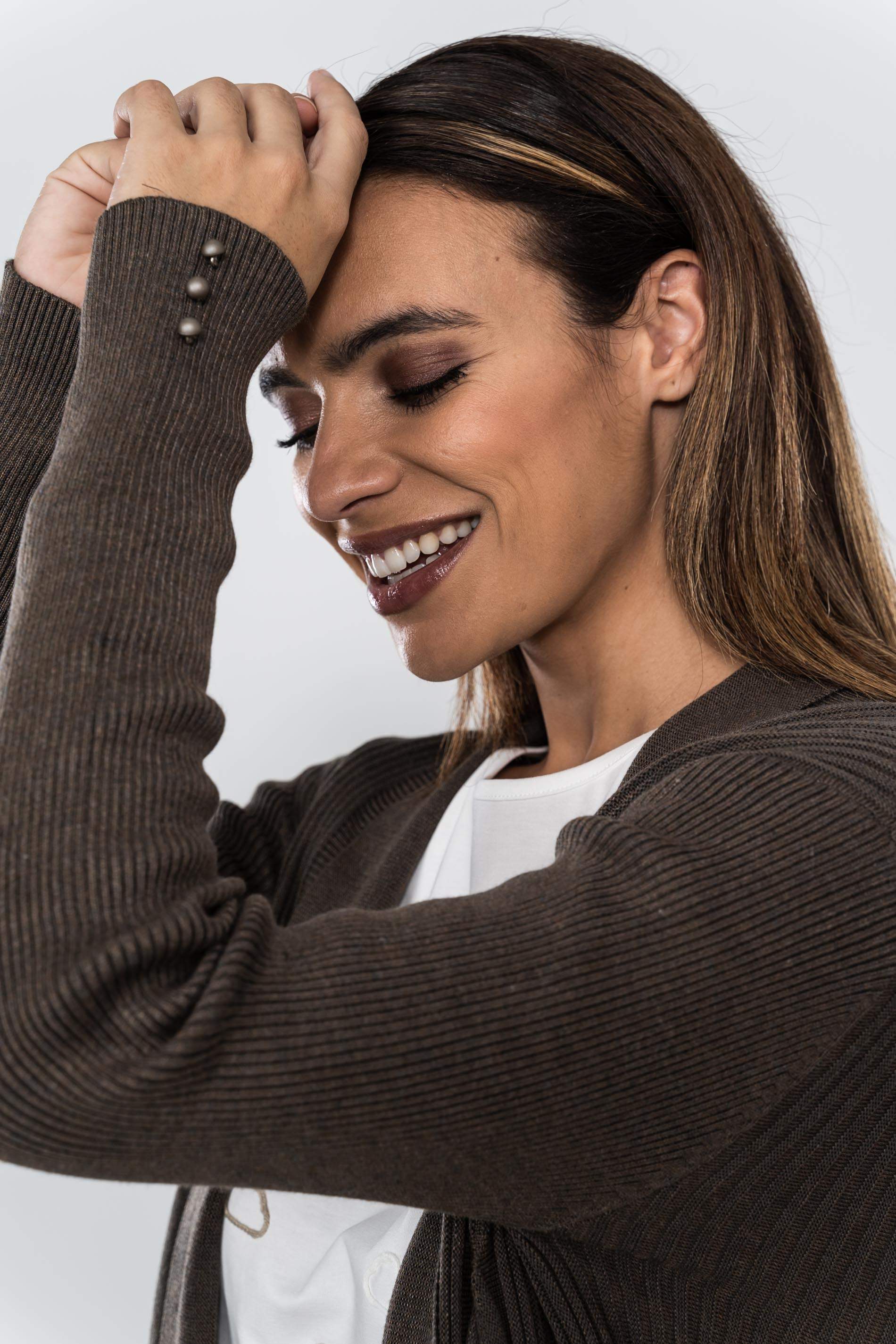 CHAQUETA CANALE MARRON