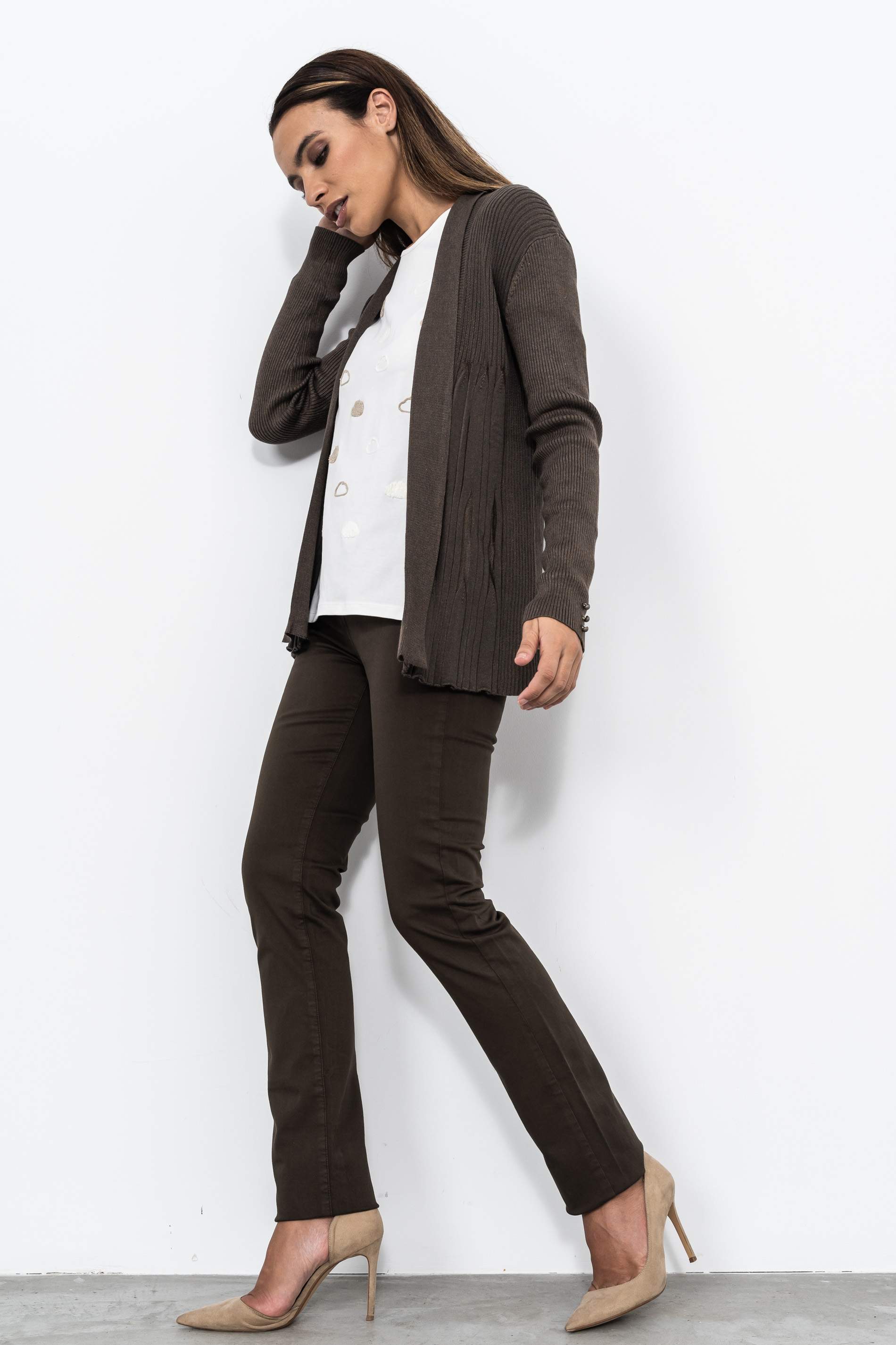CHAQUETA CANALE MARRON