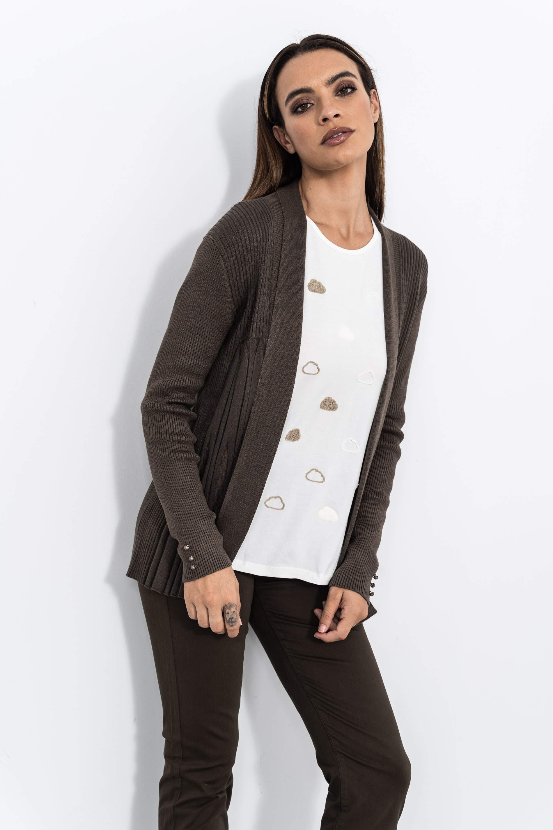 CHAQUETA CANALE MARRON