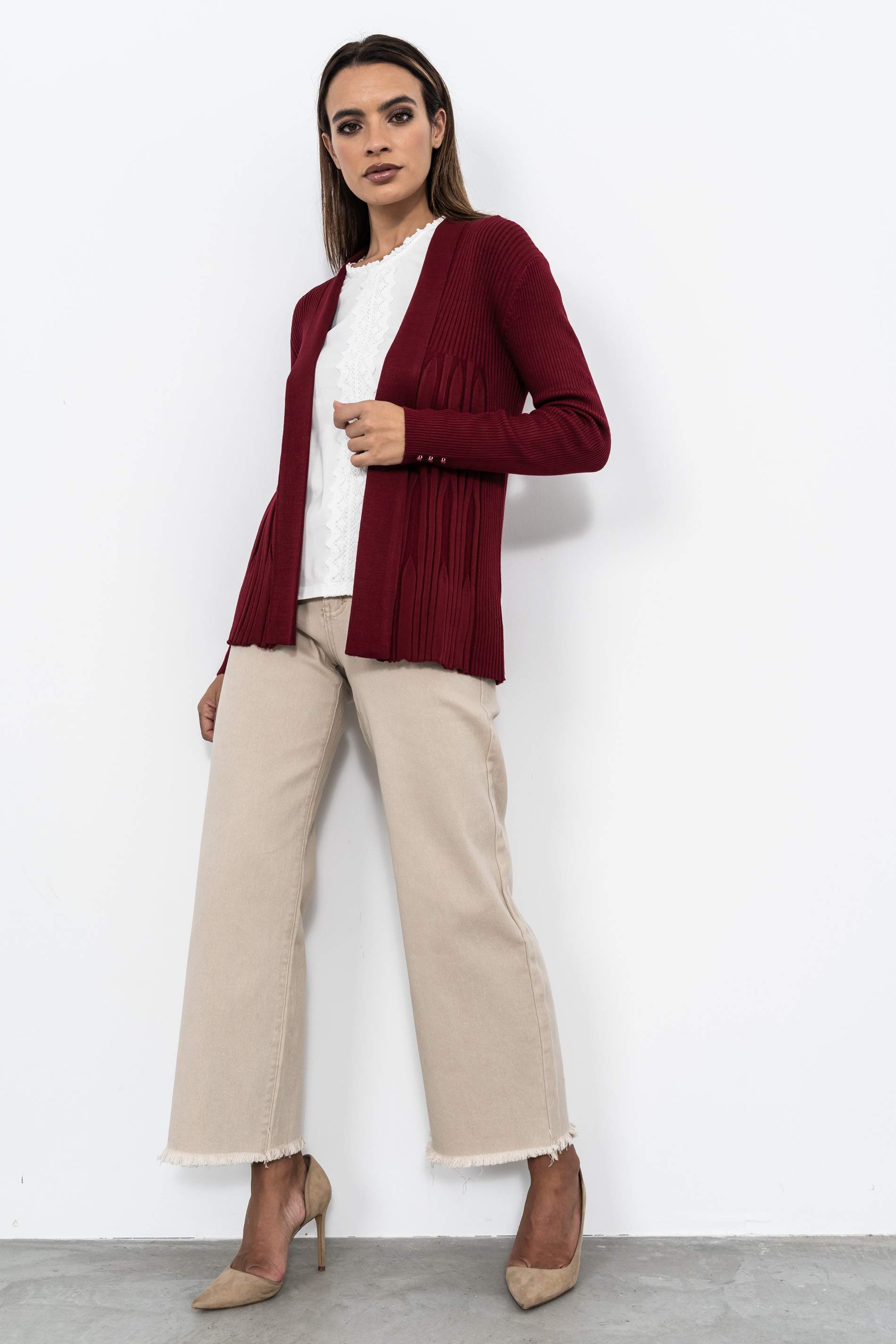 CHAQUETA CANALE BURDEOS