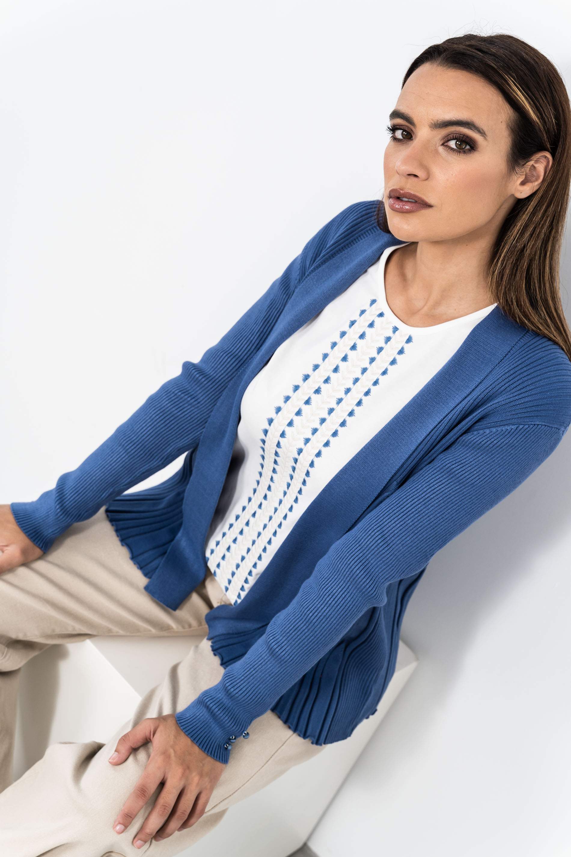 CHAQUETA CANALE AZUL