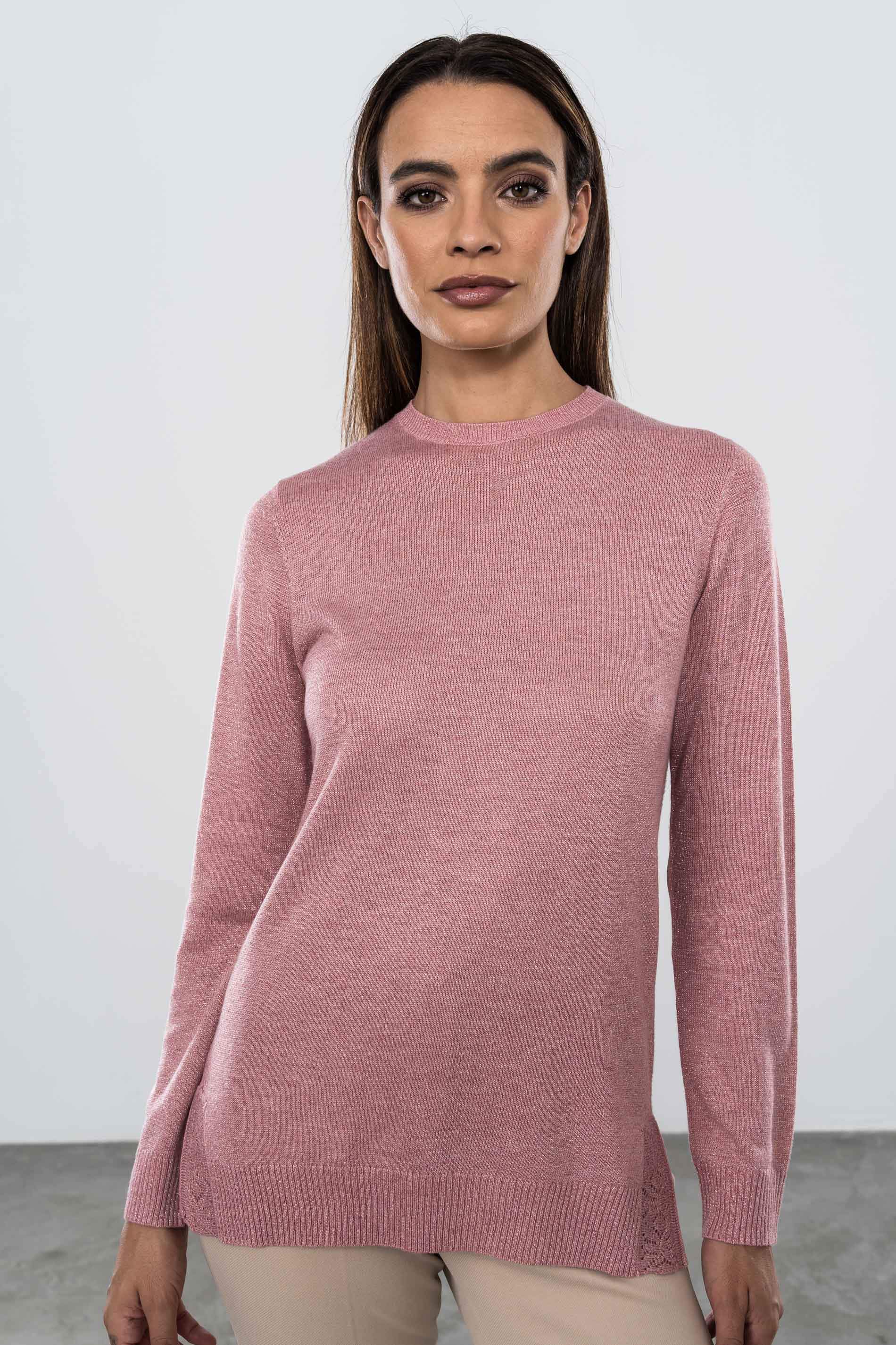JERSEY C CAJA LUREX ROSA