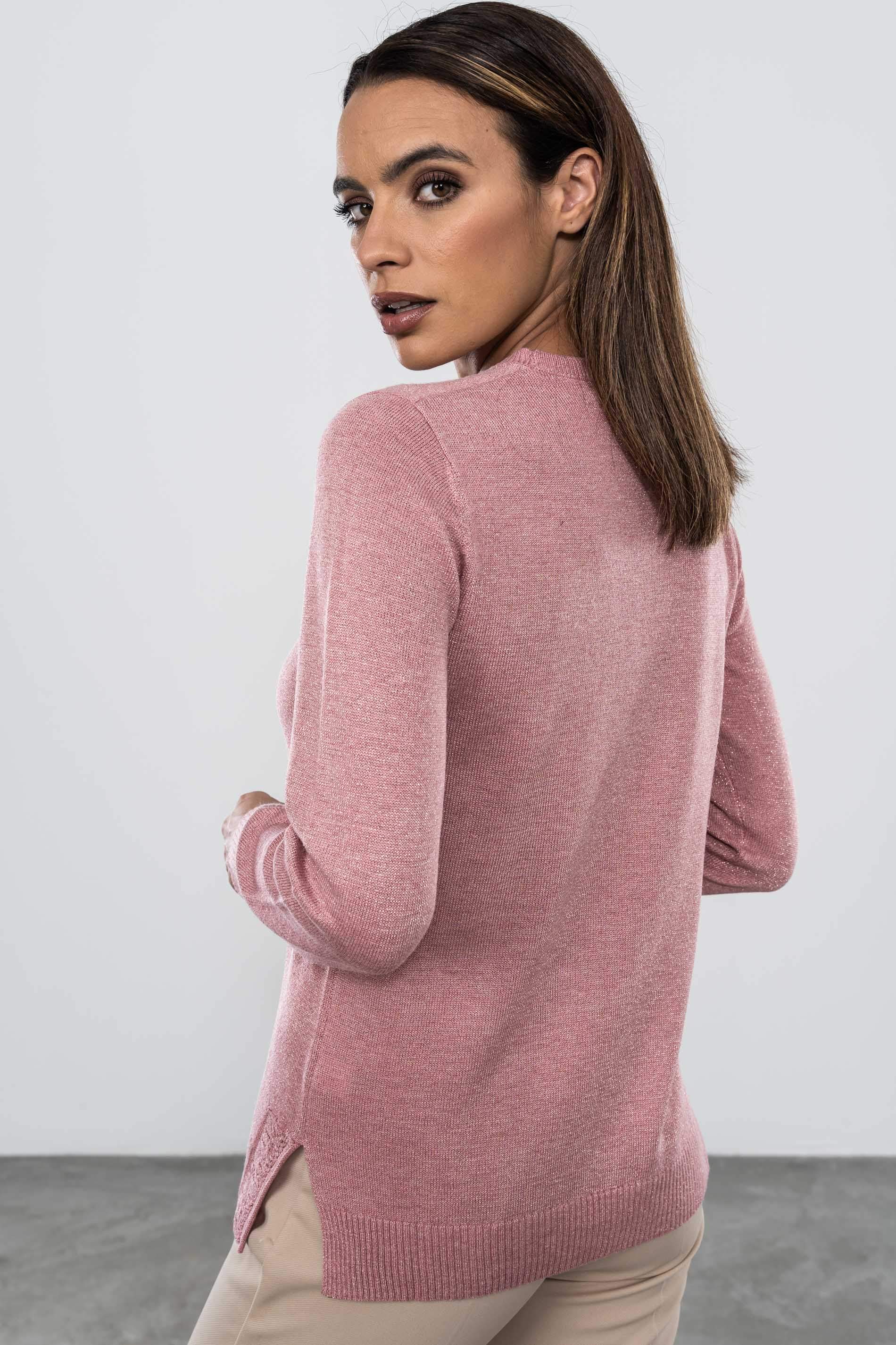 JERSEY C CAJA LUREX ROSA