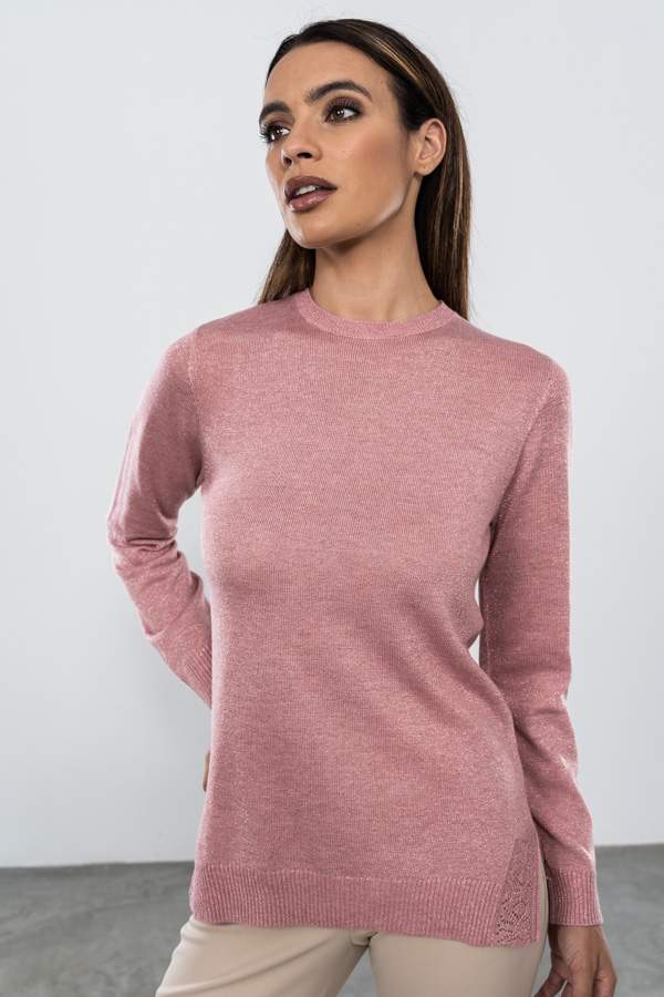 JERSEY C CAJA LUREX ROSA