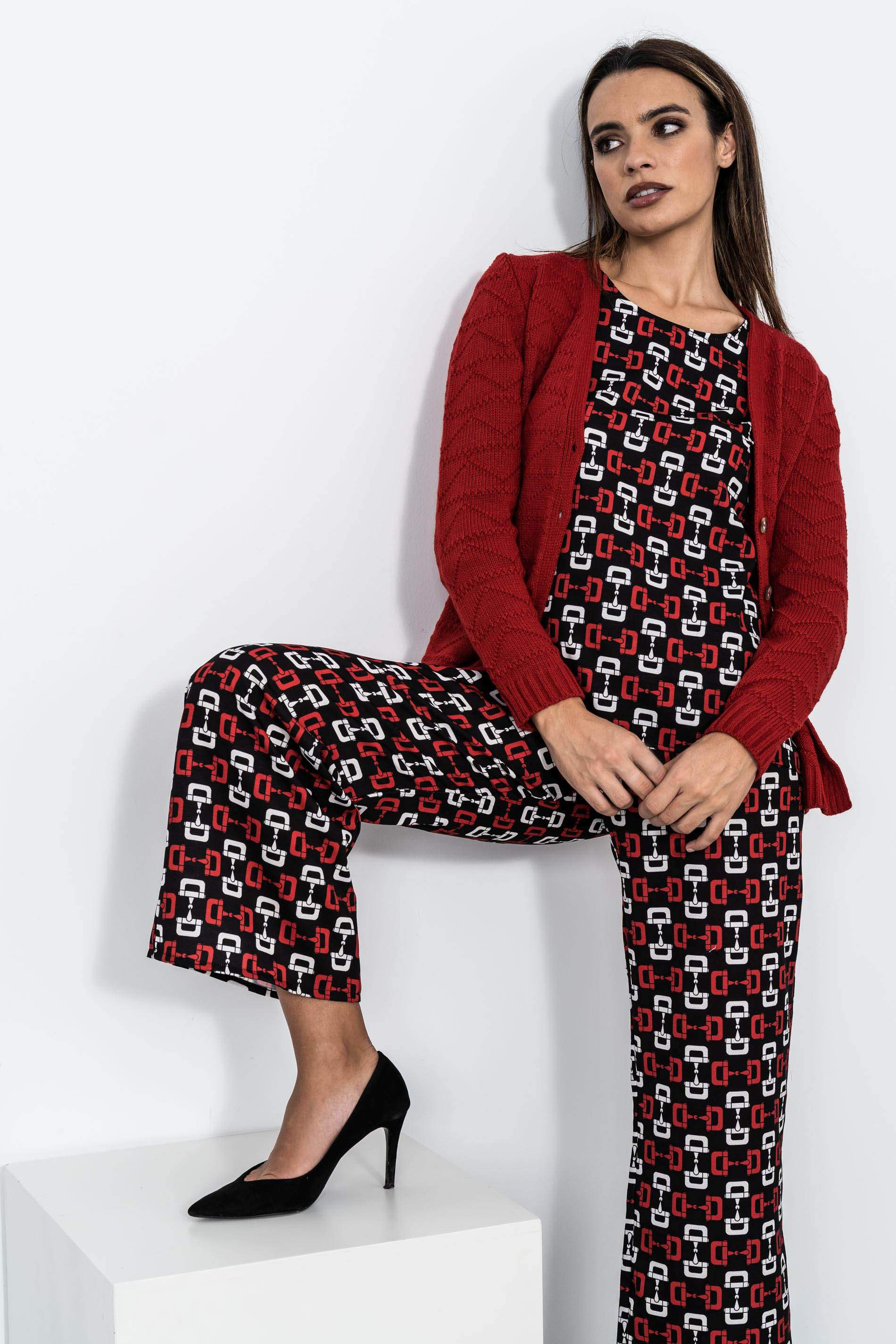BLUSA ESTAMPADA ESTRIBOS