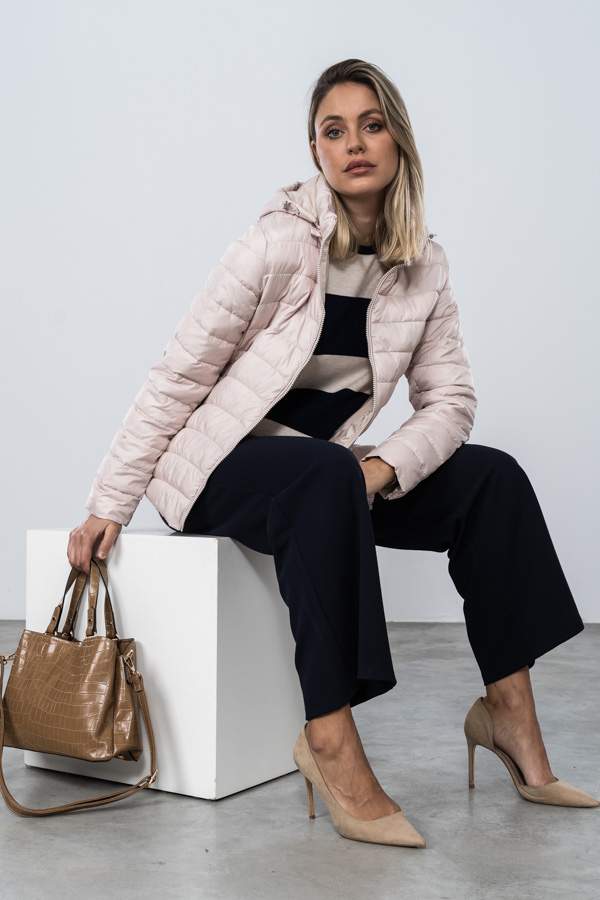 PARKA COSTADILLO GOMA BEIGE