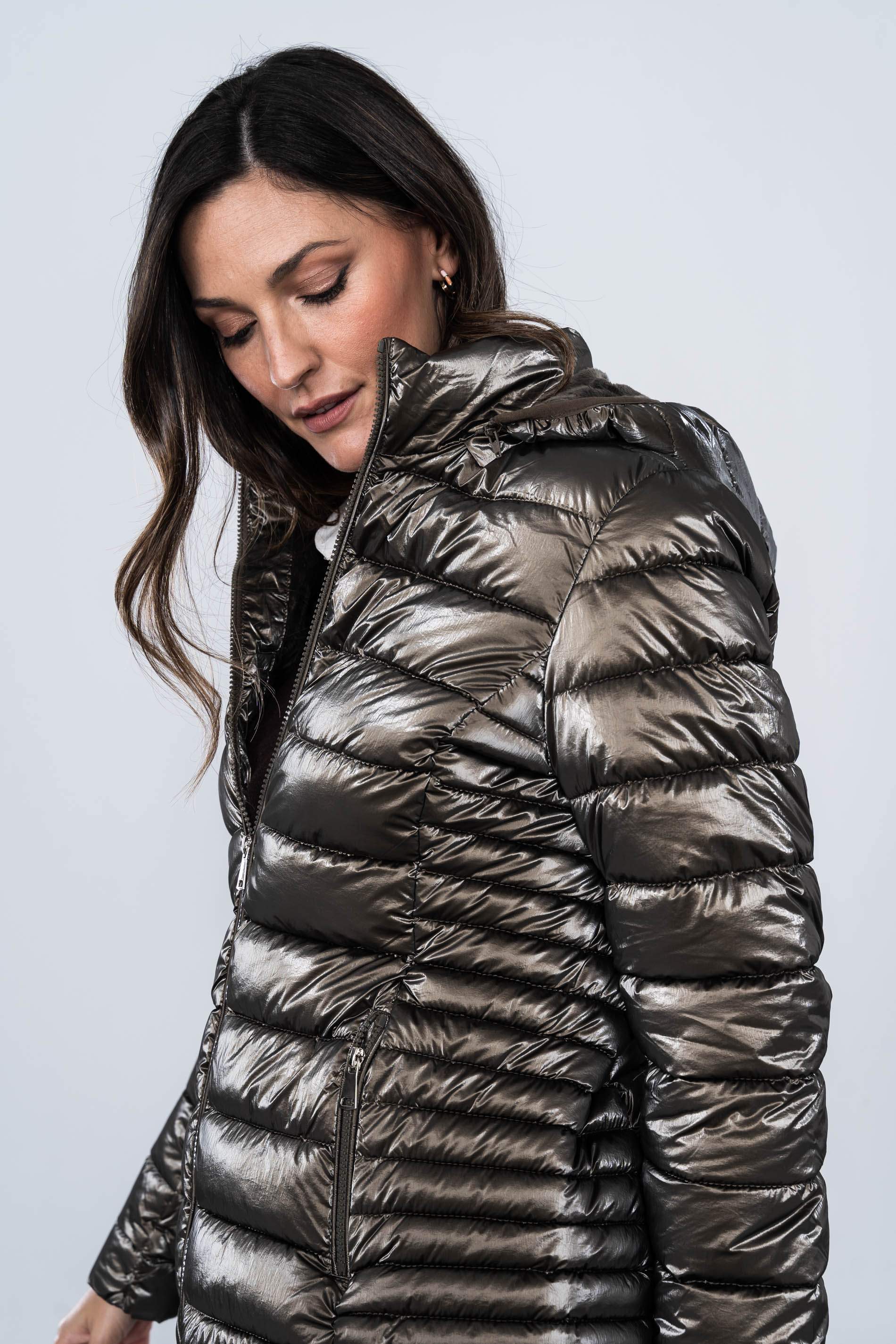 PARKA COSTADILLO SATINADA KAKI