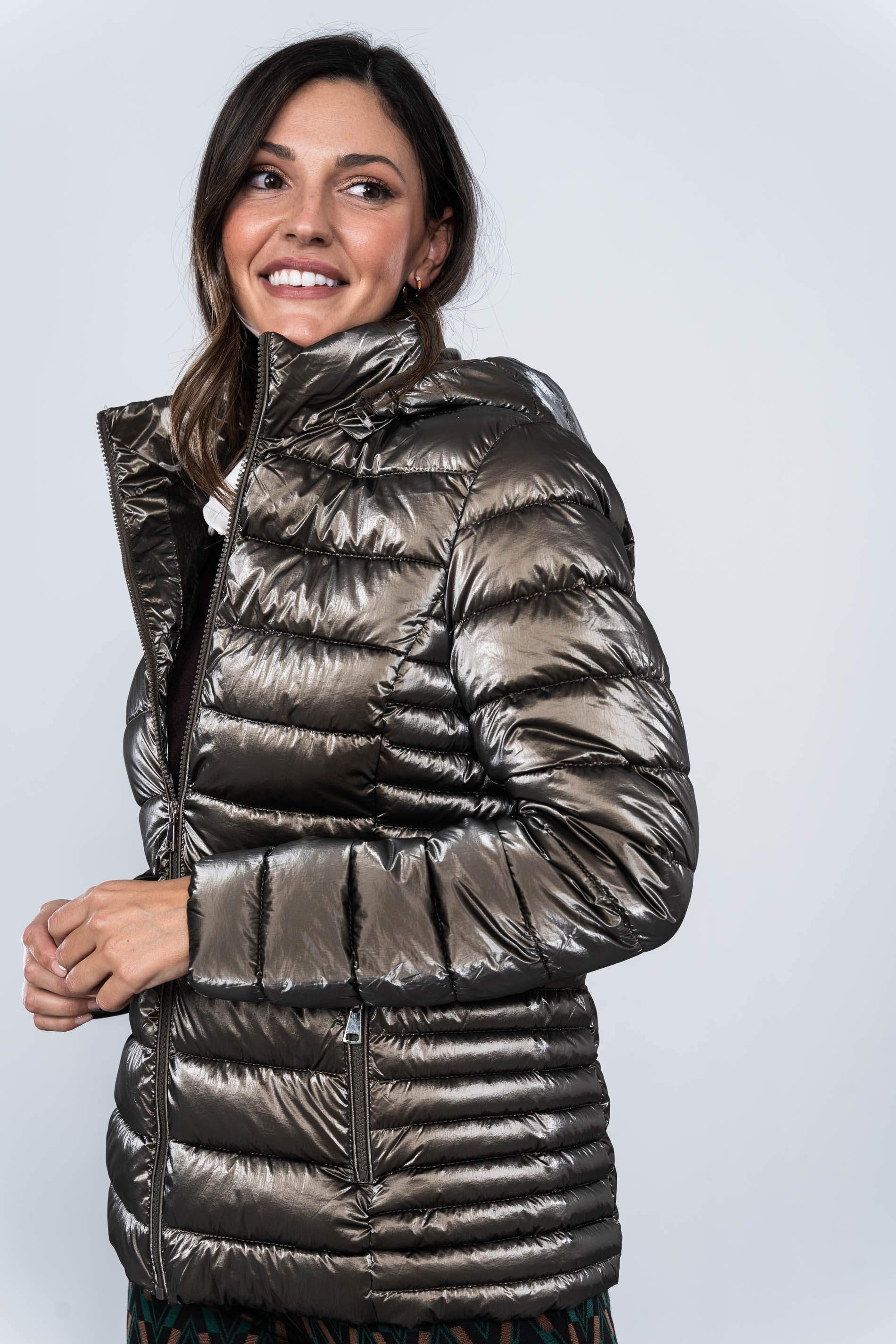 PARKA COSTADILLO SATINADA KAKI