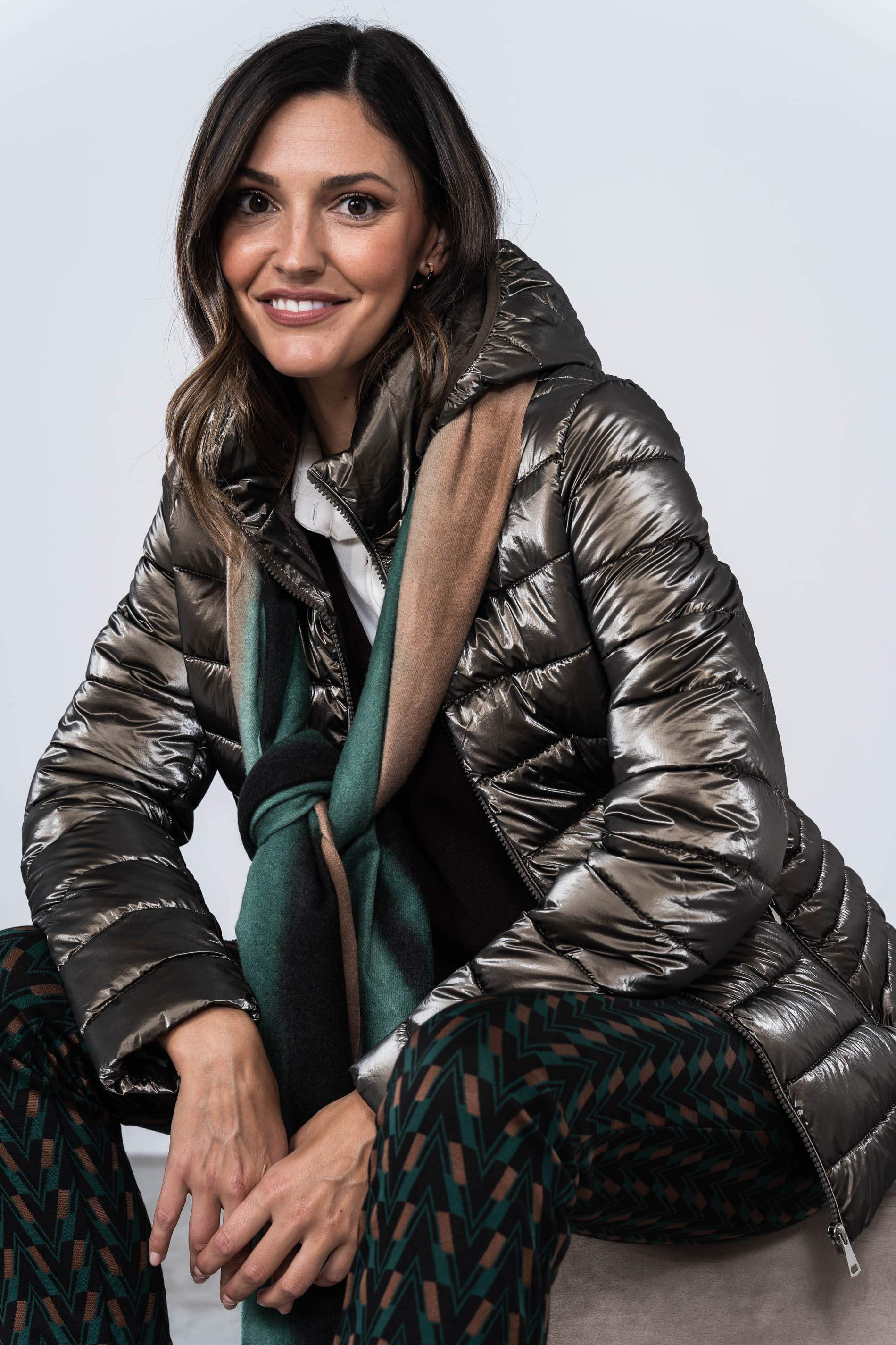 PARKA COSTADILLO SATINADA KAKI