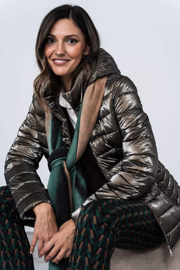 PARKA COSTADILLO SATINADA KAKI
