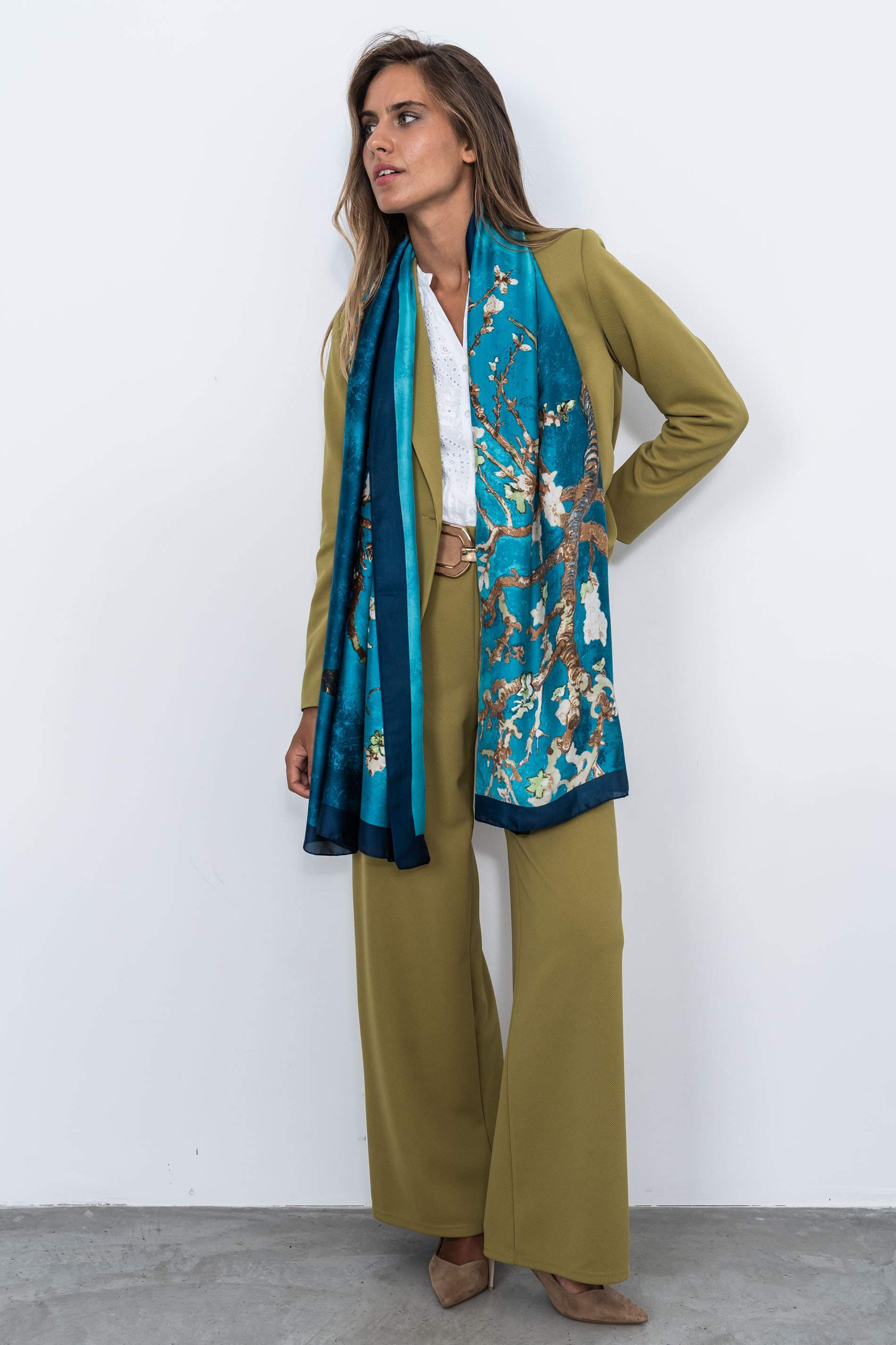FOULARD EFECTO SEDA ARBOL