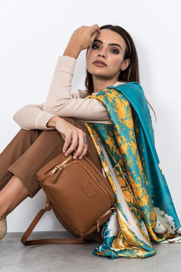 FOULARD EFECTO SEDA FLORAL