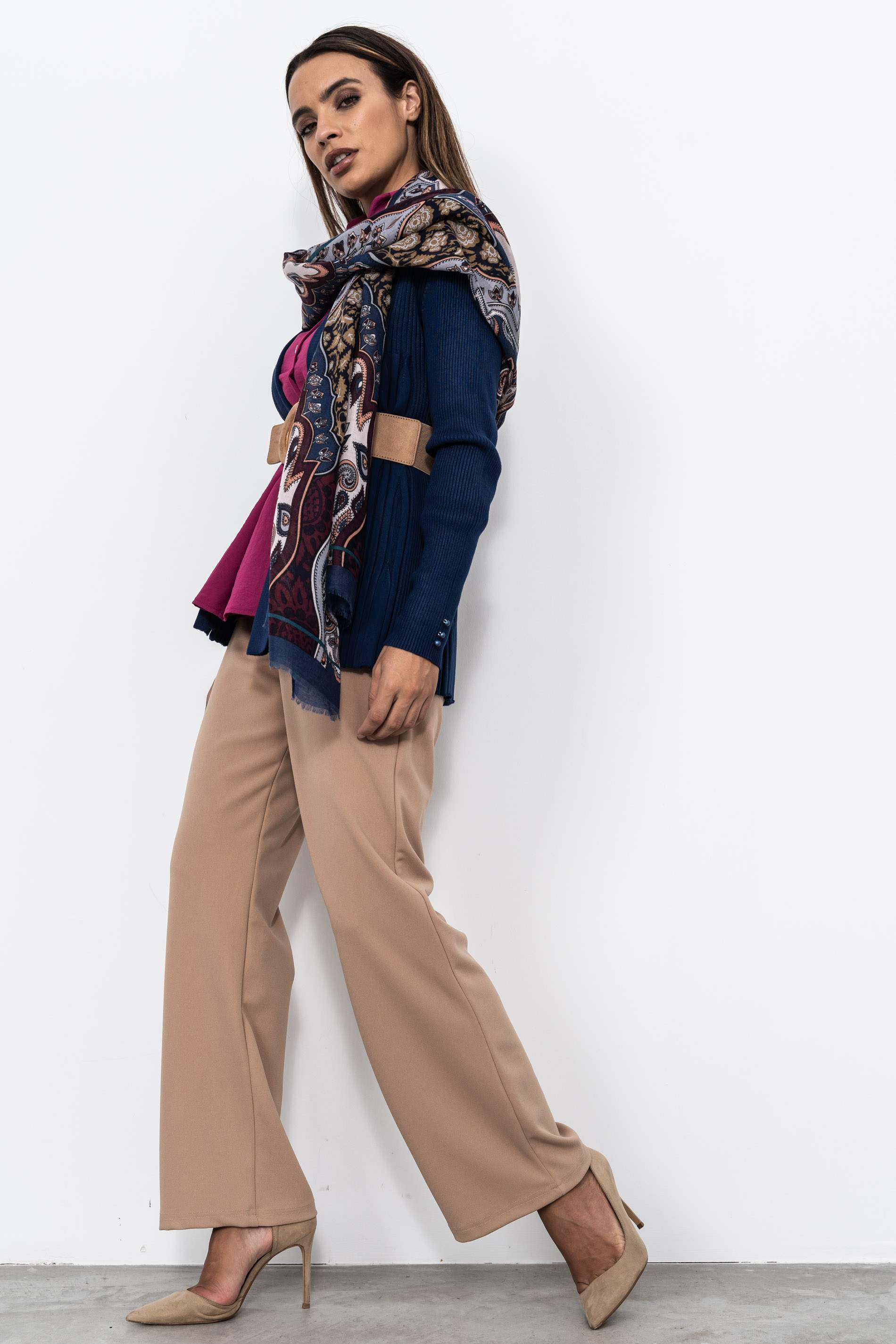 FOULARD CACHEMIRE AZUL