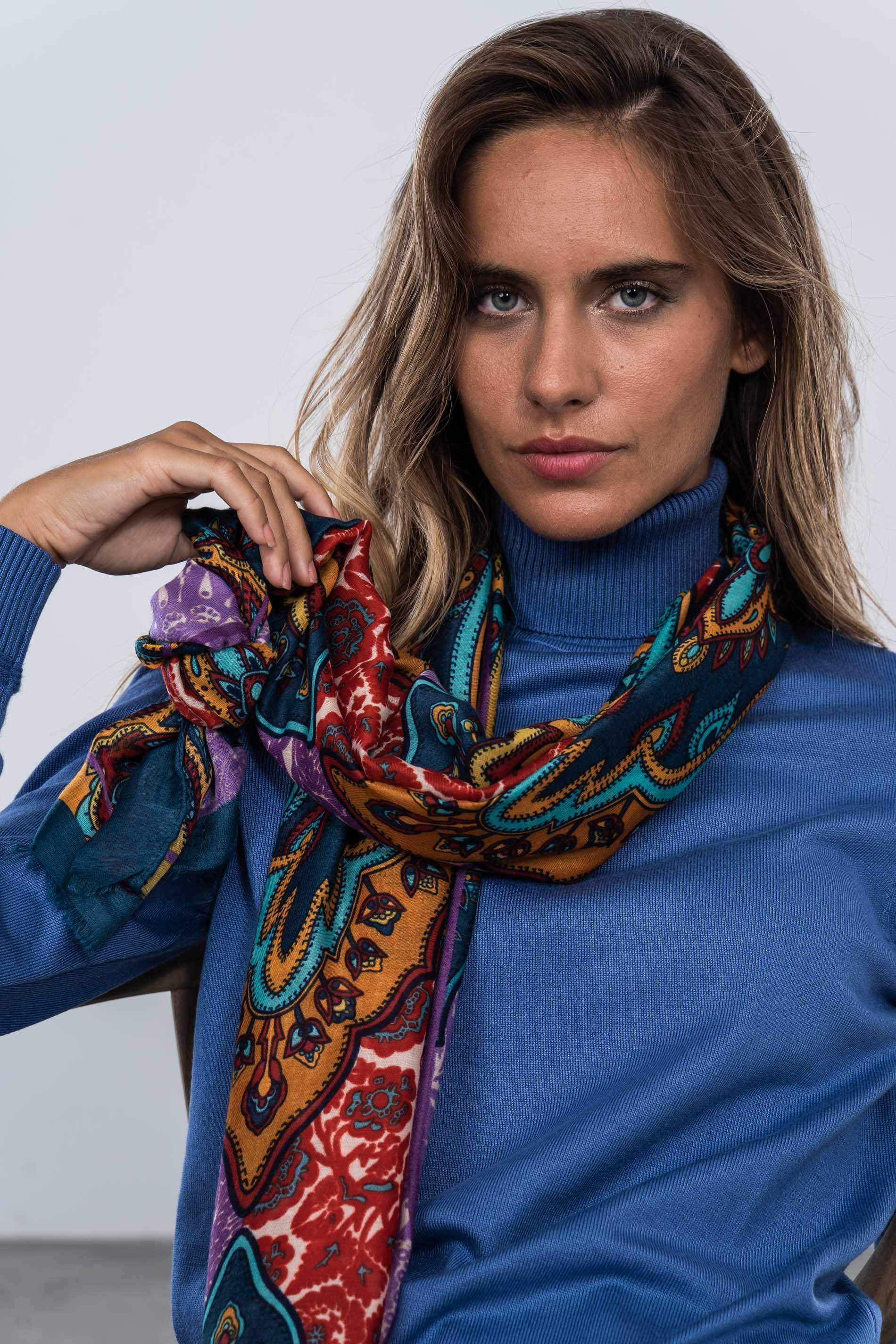 FOULARD CACHEMIRE PETROLEO