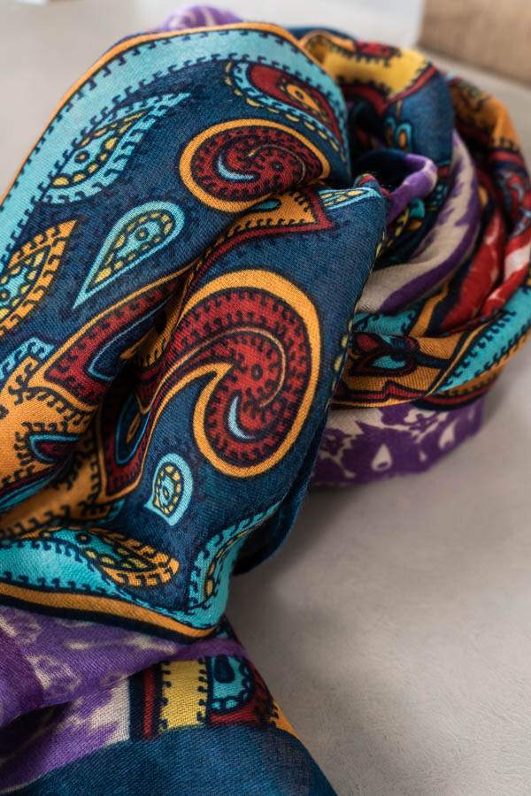 FOULARD CACHEMIRE PETROLEO