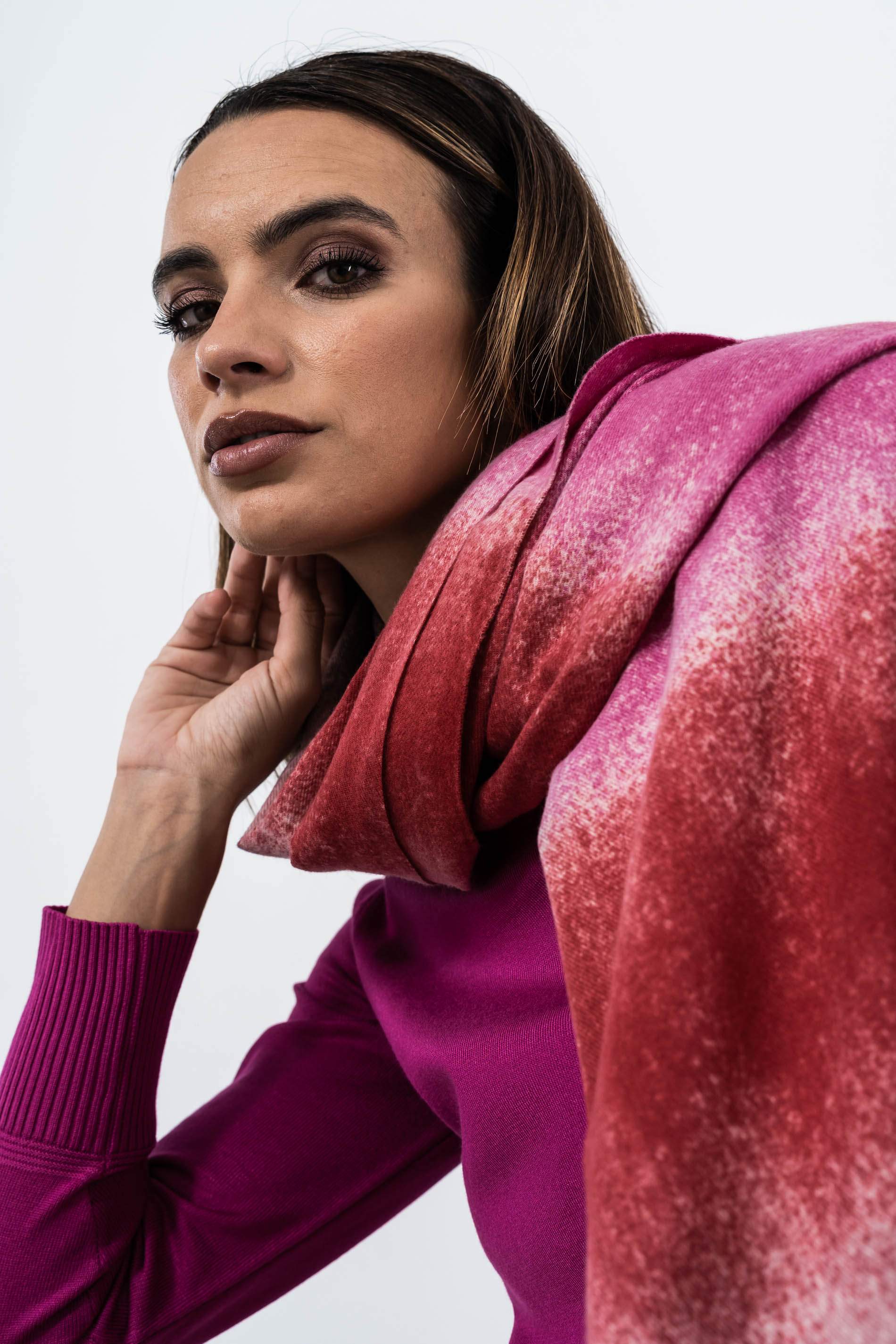 ESTOLA BLOQUES COLOR FUCSIA