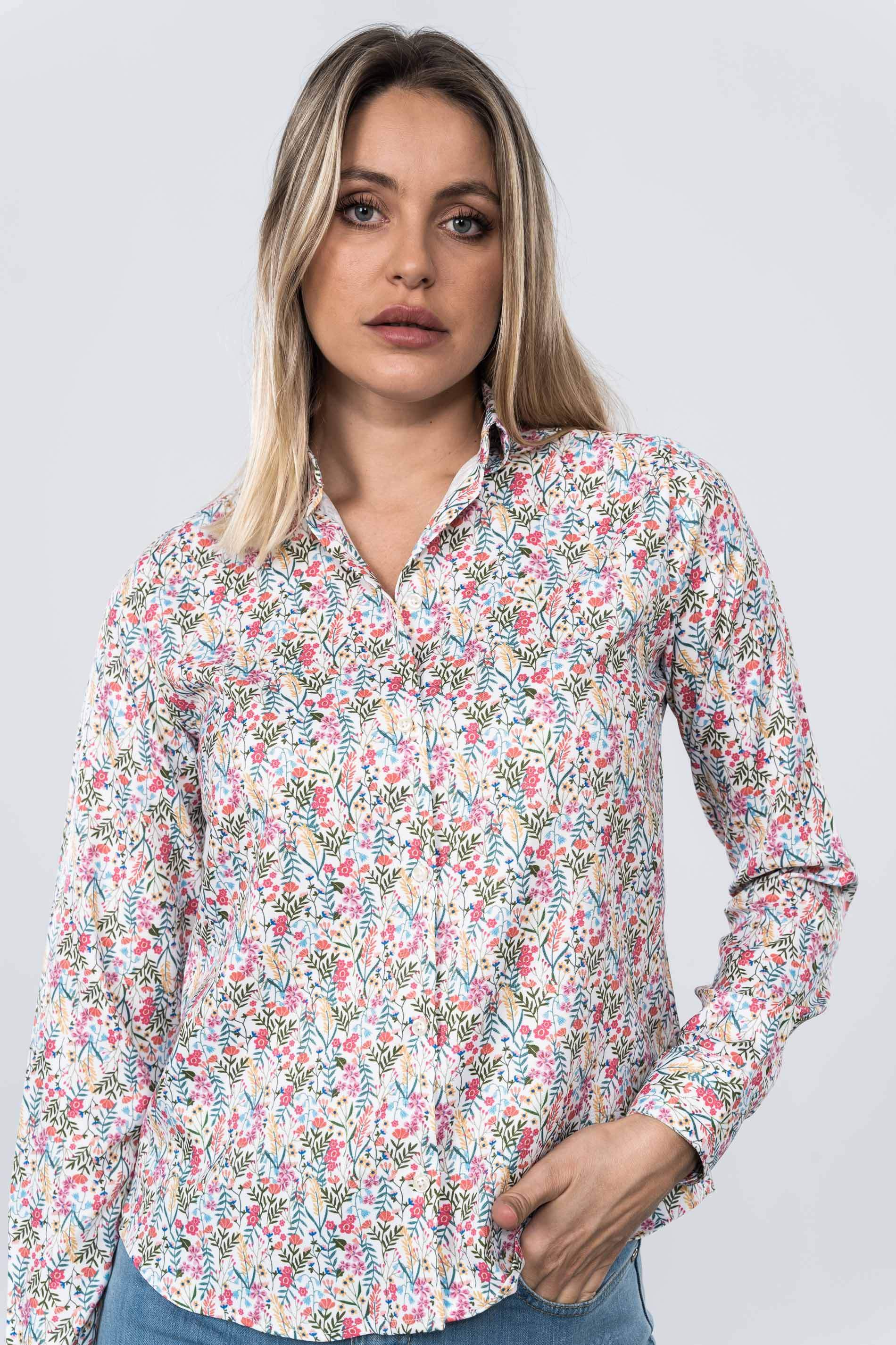 CAMISA RAMILLETES FLOR