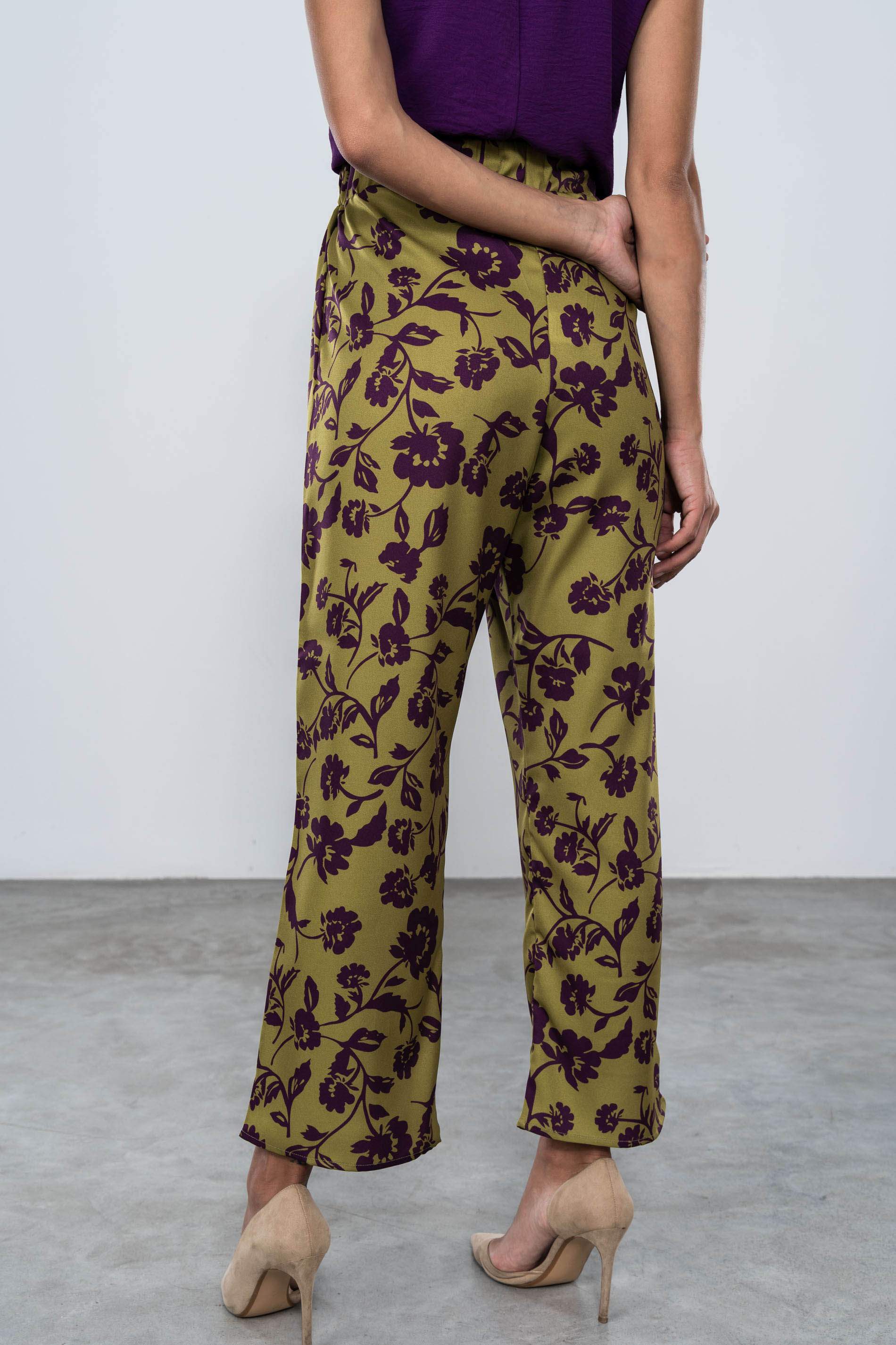 PANTALON SILUETA FLOR