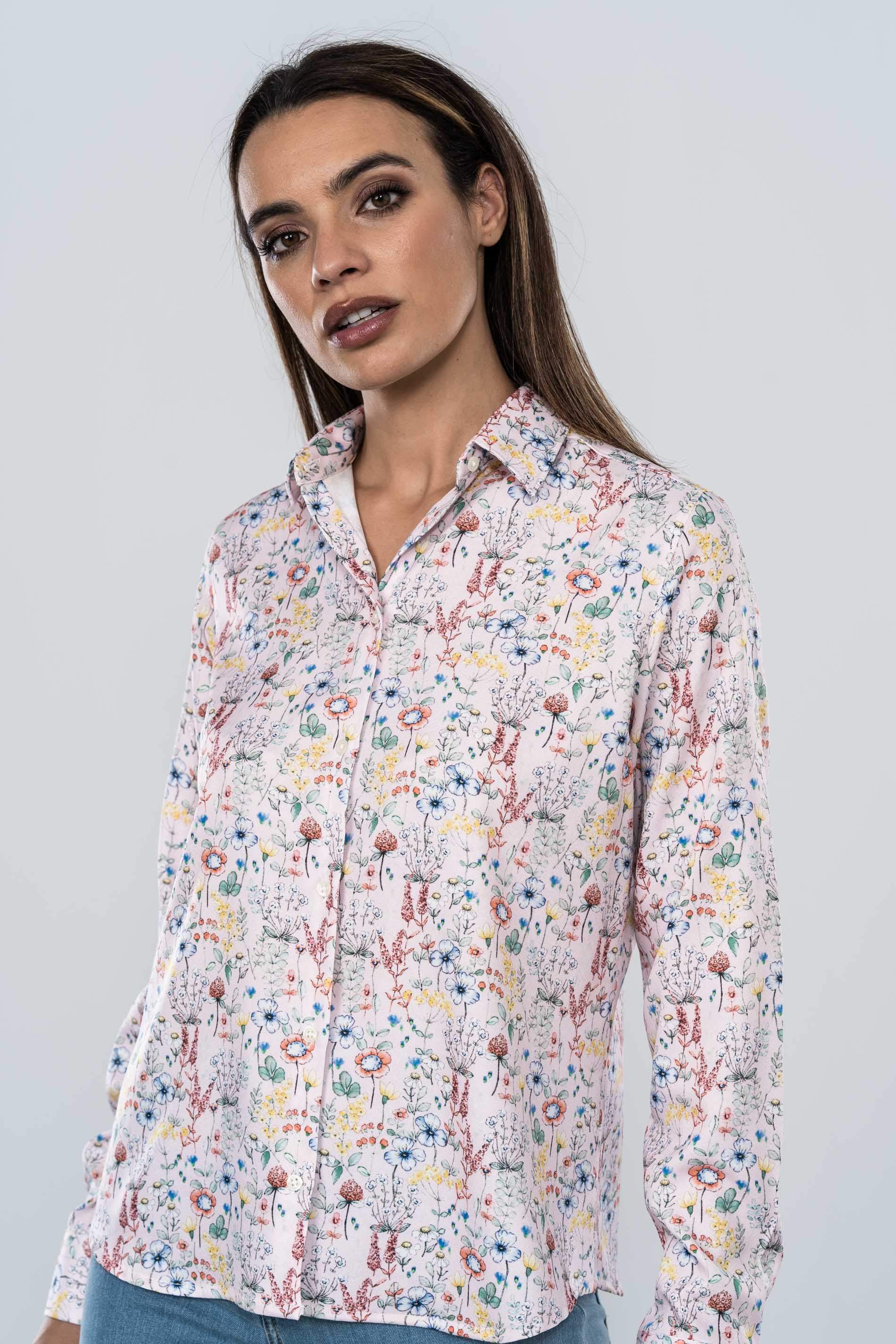 CAMISA FLORES COLOR