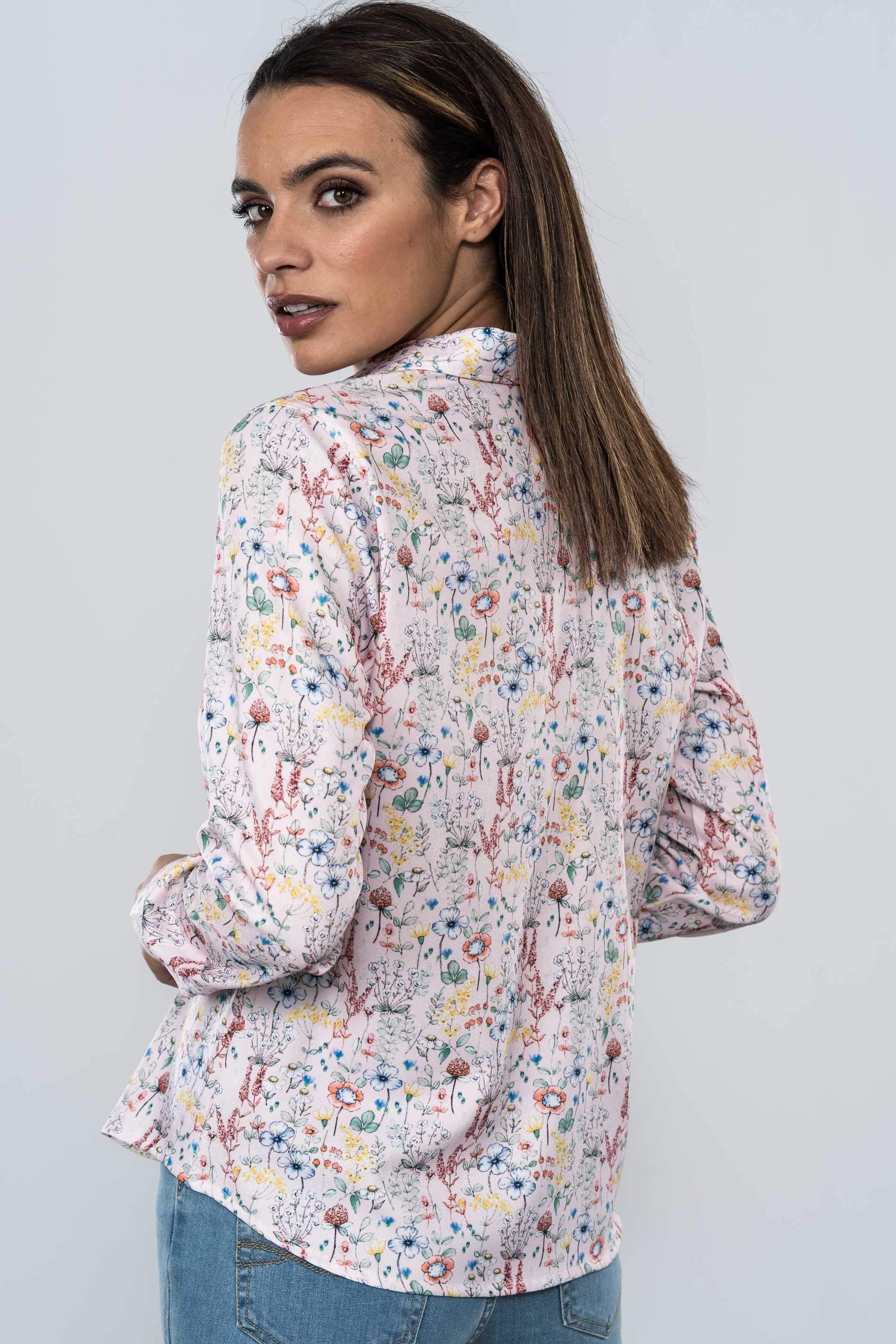 CAMISA FLORES COLOR