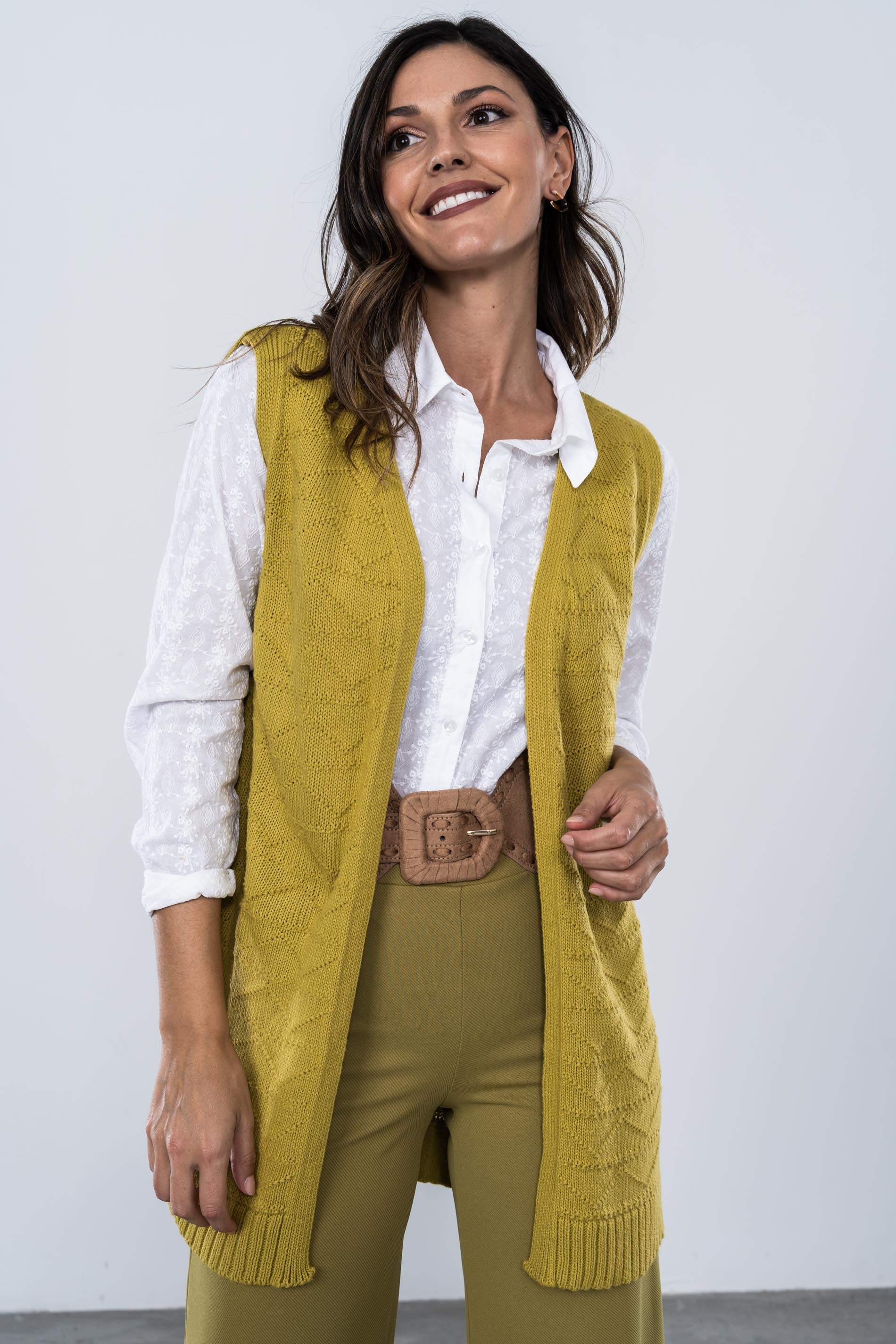 CHALECO DISEÑO ZIG ZAG LIMA