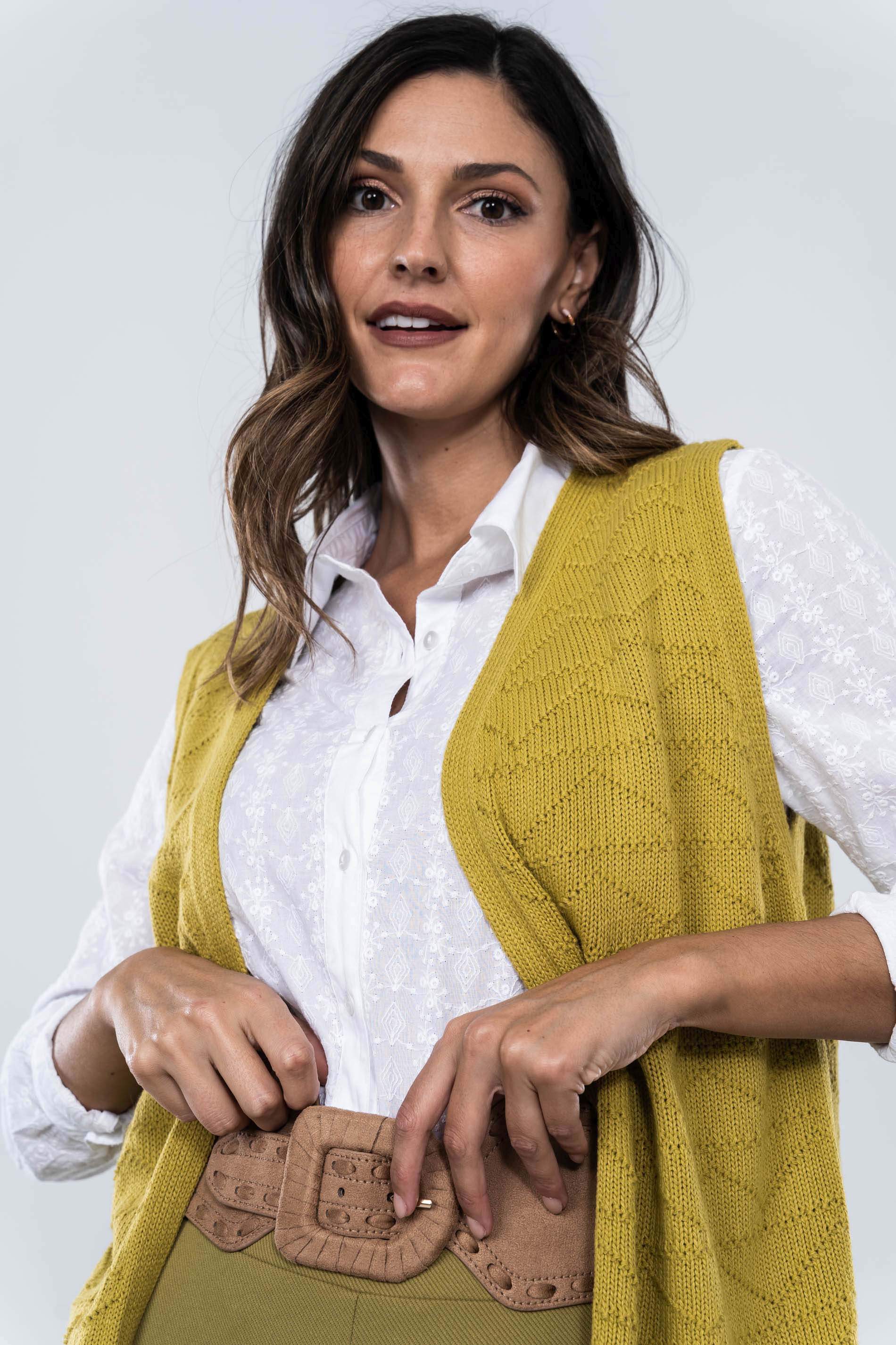 CHALECO DISEÑO ZIG ZAG LIMA