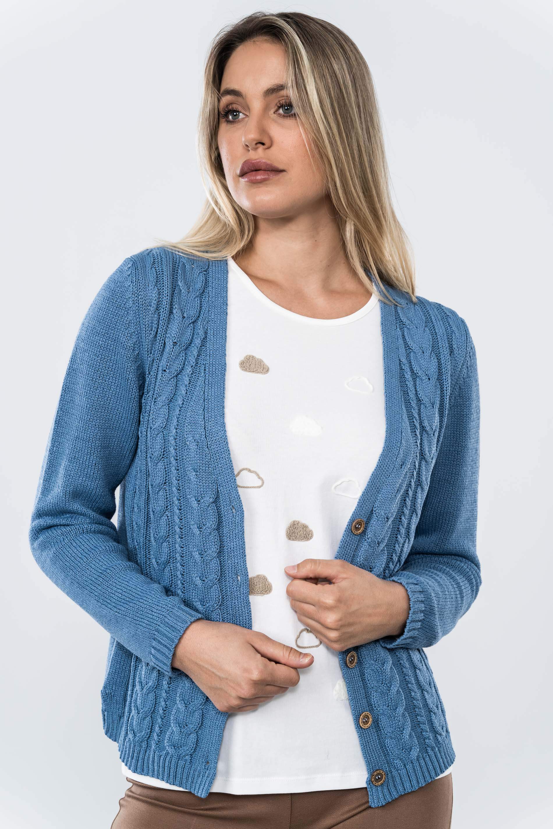 CHAQUETA TODO OCHOS CINTAS INDIGO