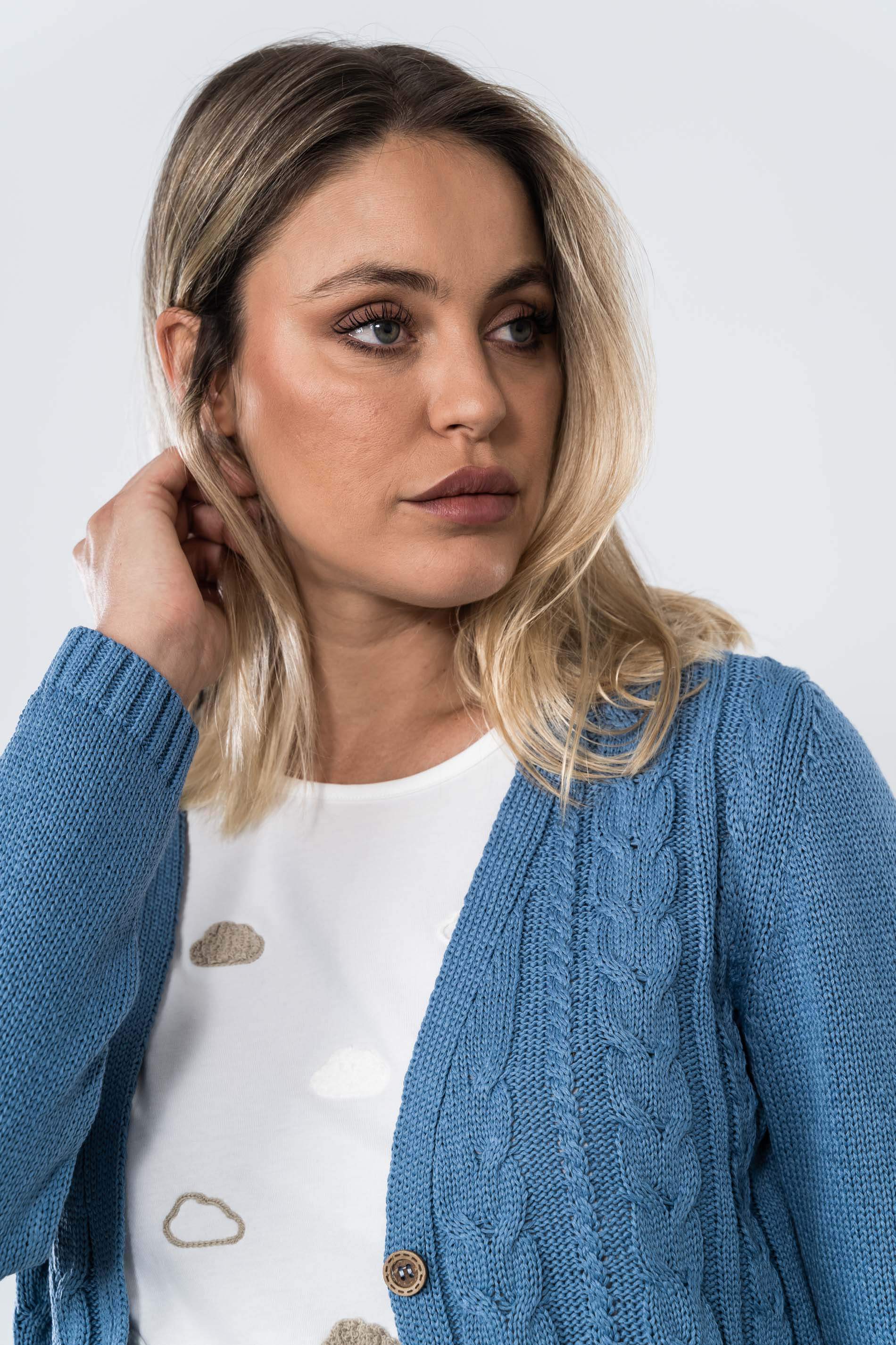 CHAQUETA TODO OCHOS CINTAS INDIGO