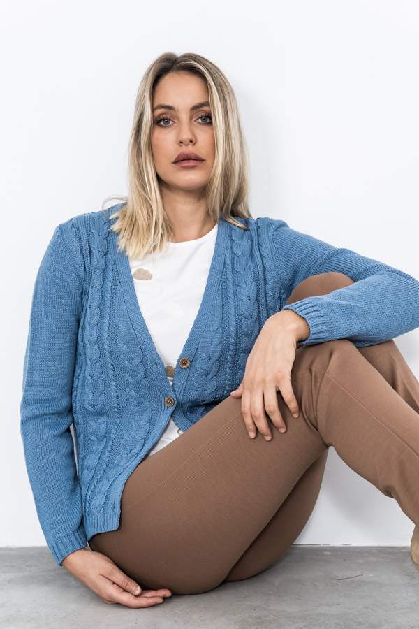 CHAQUETA TODO OCHOS CINTAS INDIGO
