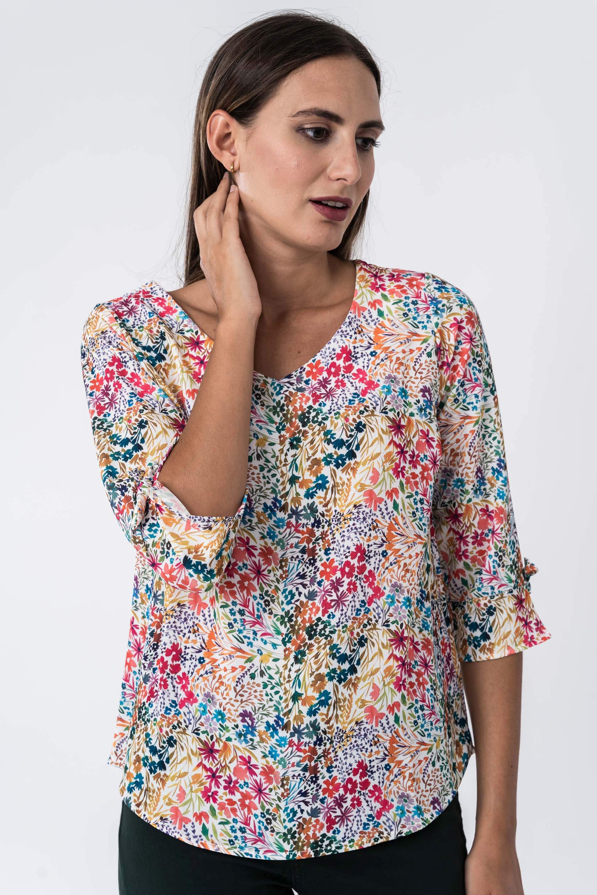 BLUSA LACITOS RAMILLETES