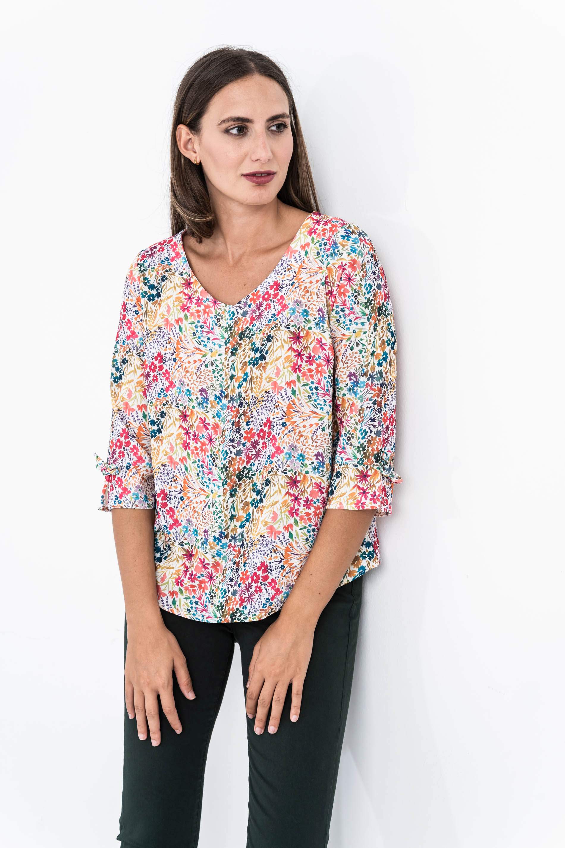 BLUSA LACITOS RAMILLETES