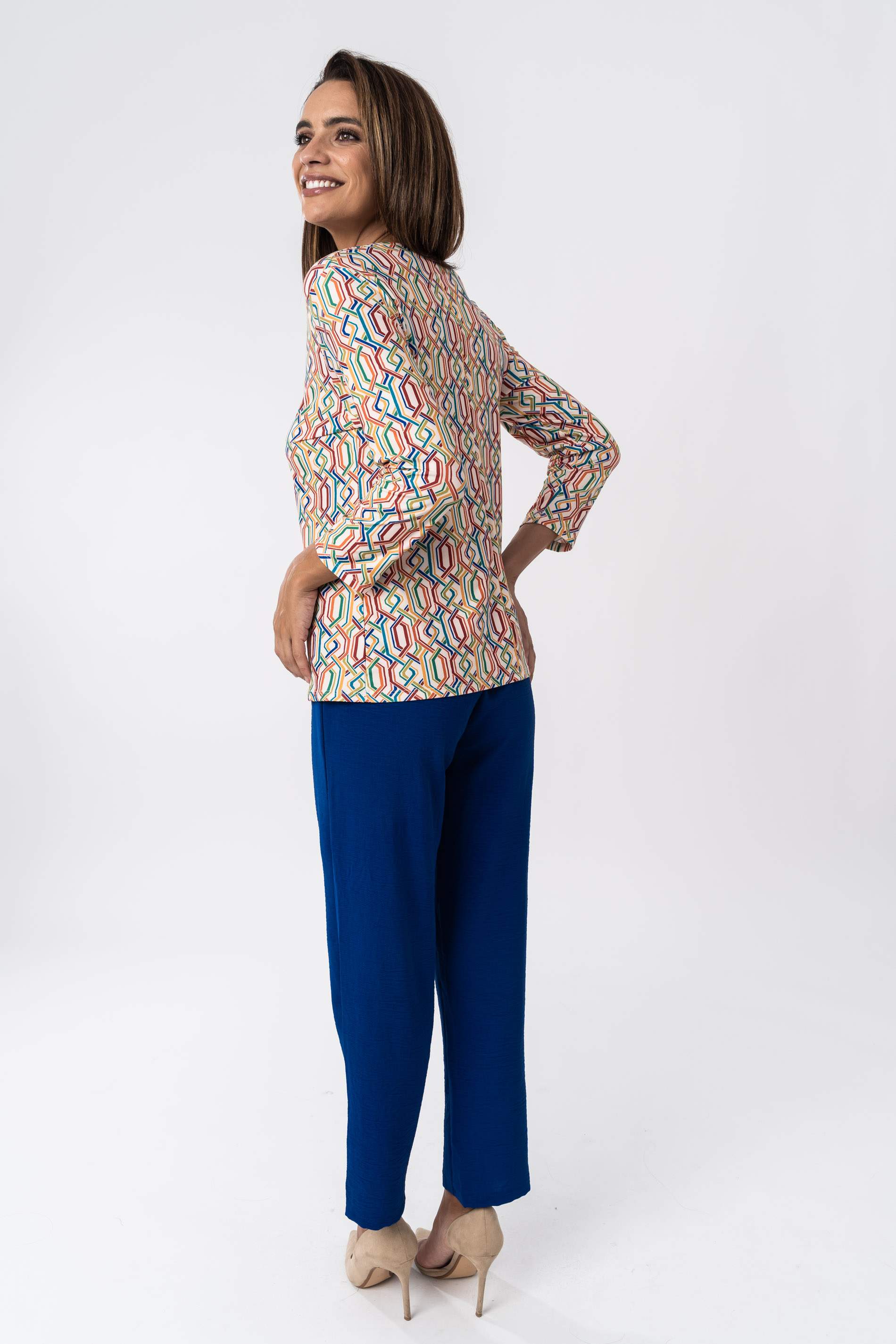PANTALON HOLGADO CORDON TINTA