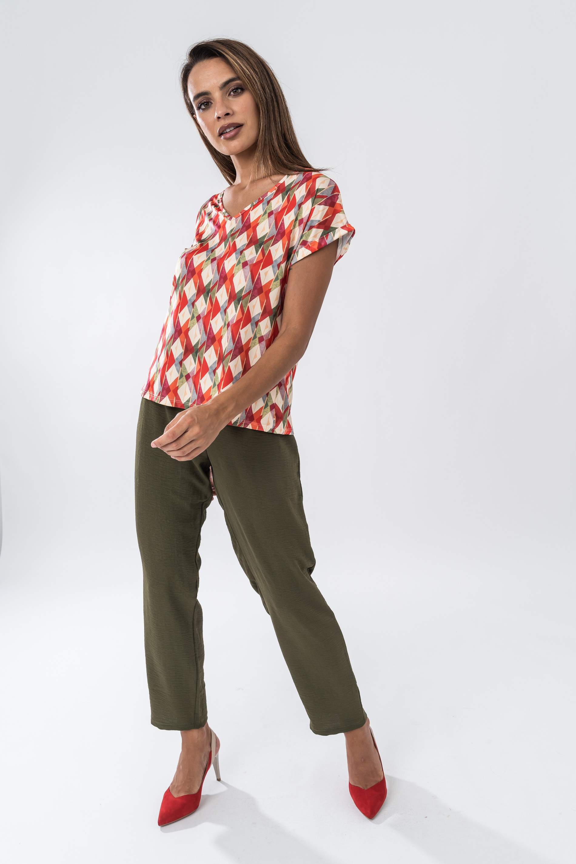 PANTALON HOLGADO CORDON KAKI