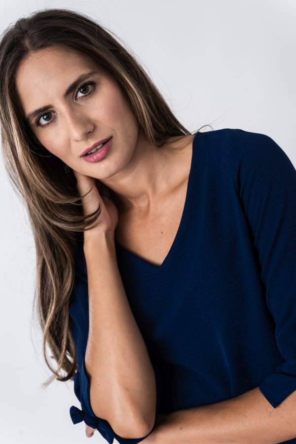 BLUSA LACITOS MANGA FRANCESA MARINO