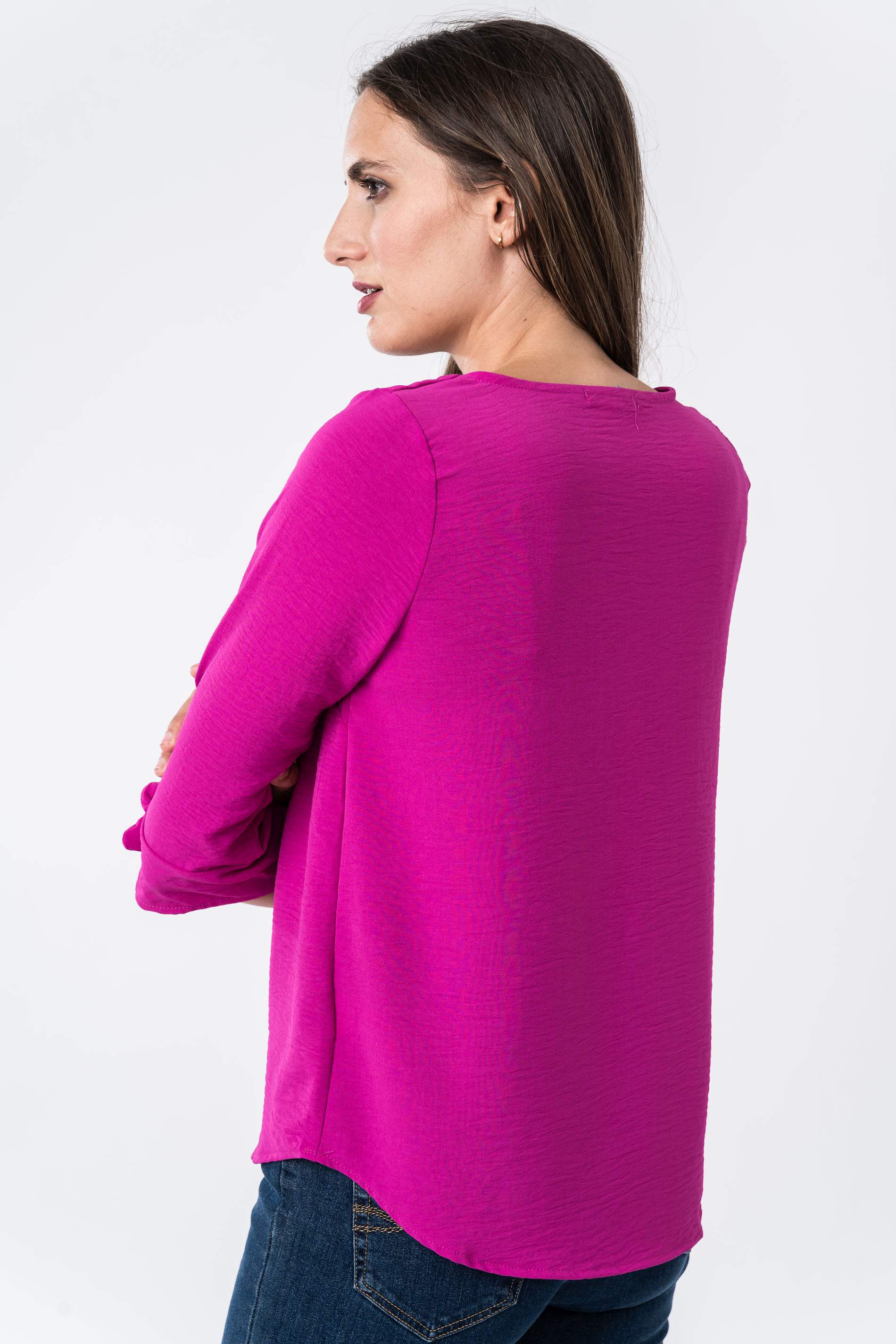 BLUSA LACITOS MANGA FRANCESA BUGANVILLA