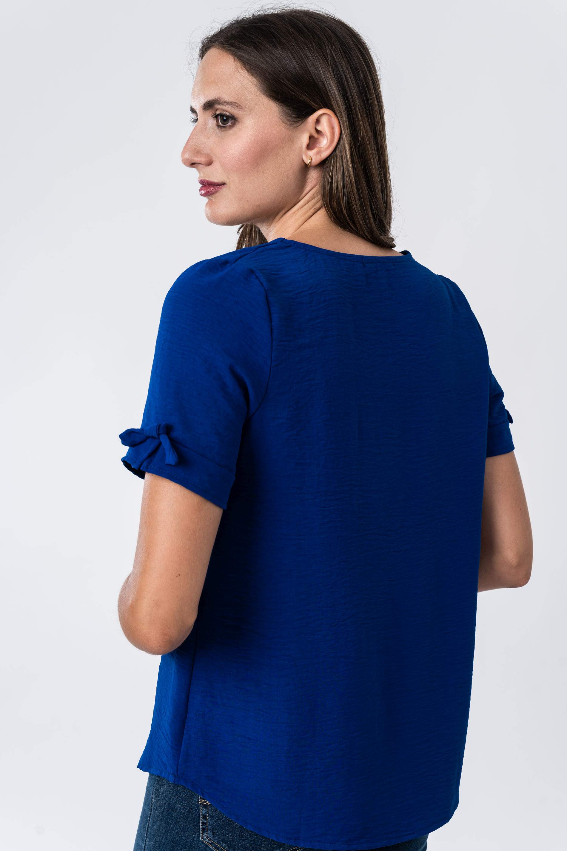 BLUSA DETALLE LAZO MAC TINTA