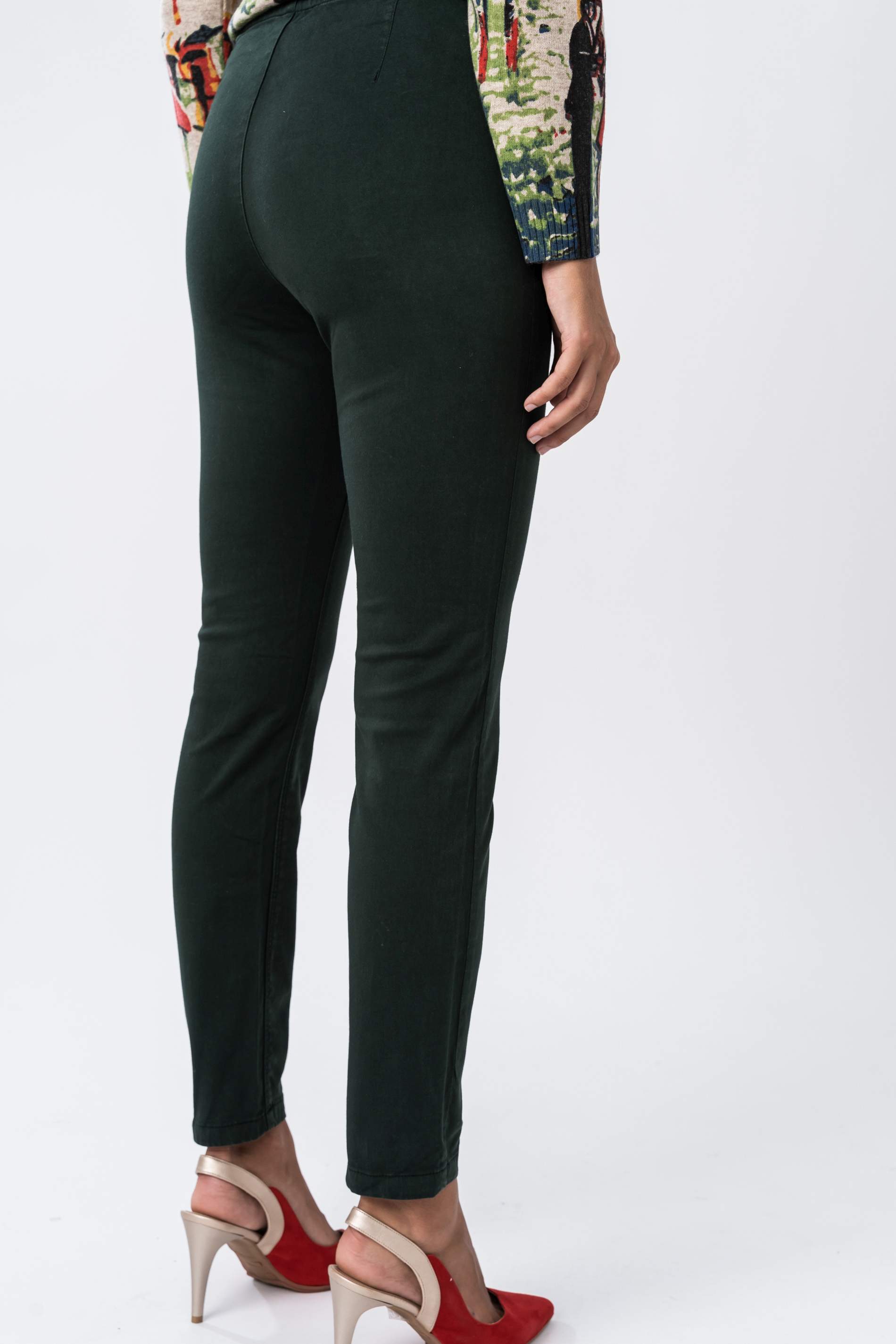 PANTALON GOMA CINTURA SATEN BOTELLA