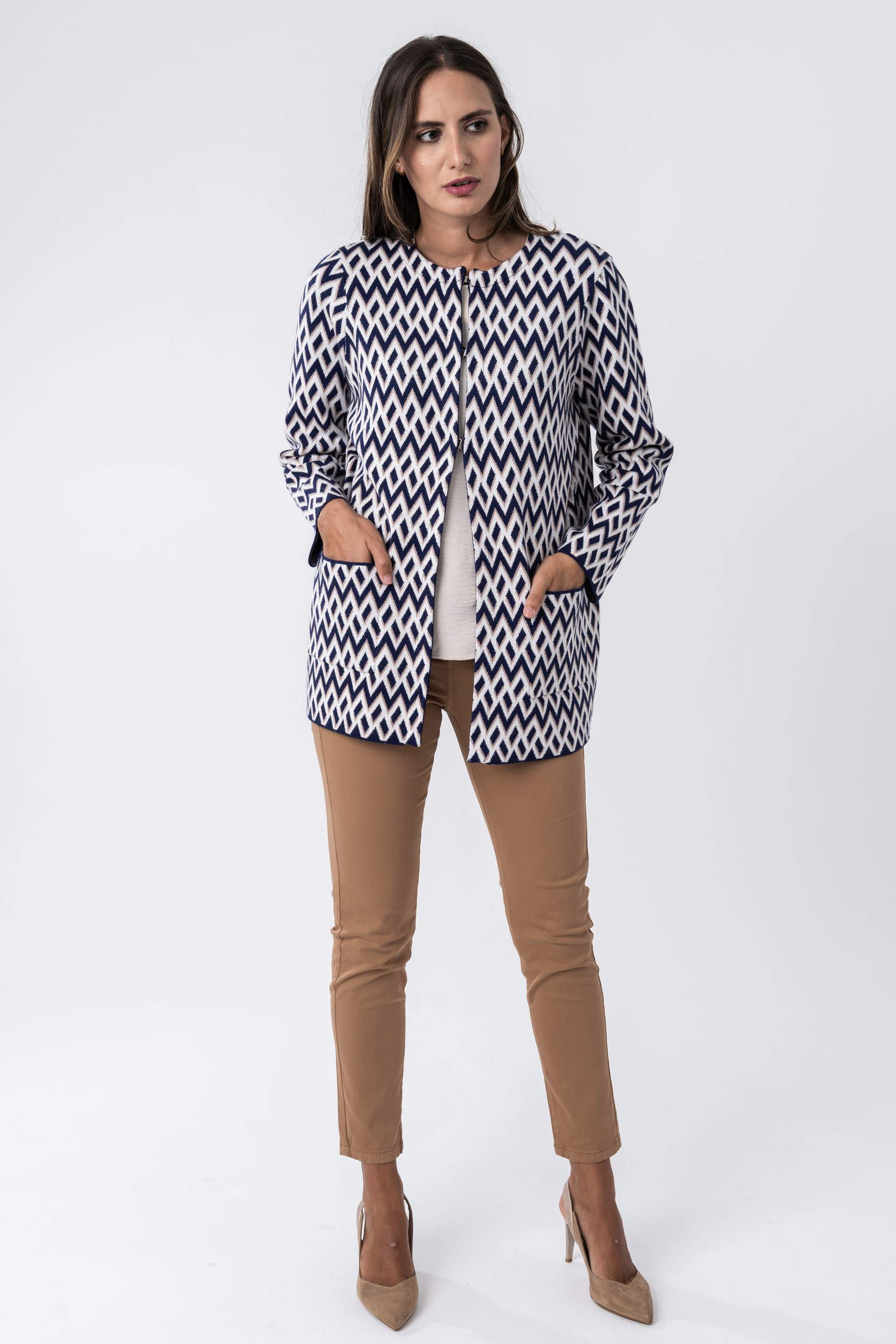 PANTALON 5 BOLSILLOS TOBILLERO CAMEL