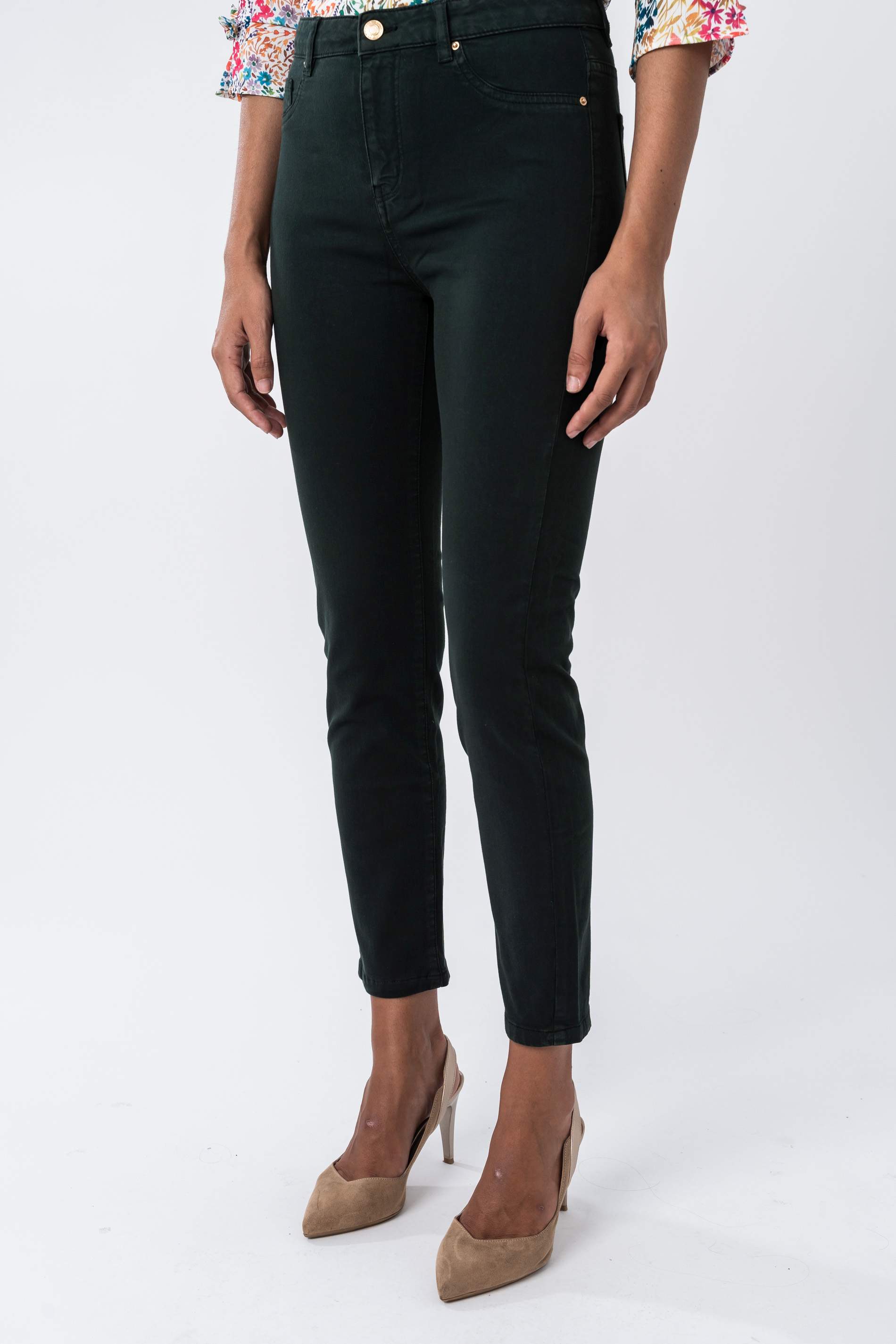 PANTALON 5 BOLSILLOS TOBILLERO BOTELLA