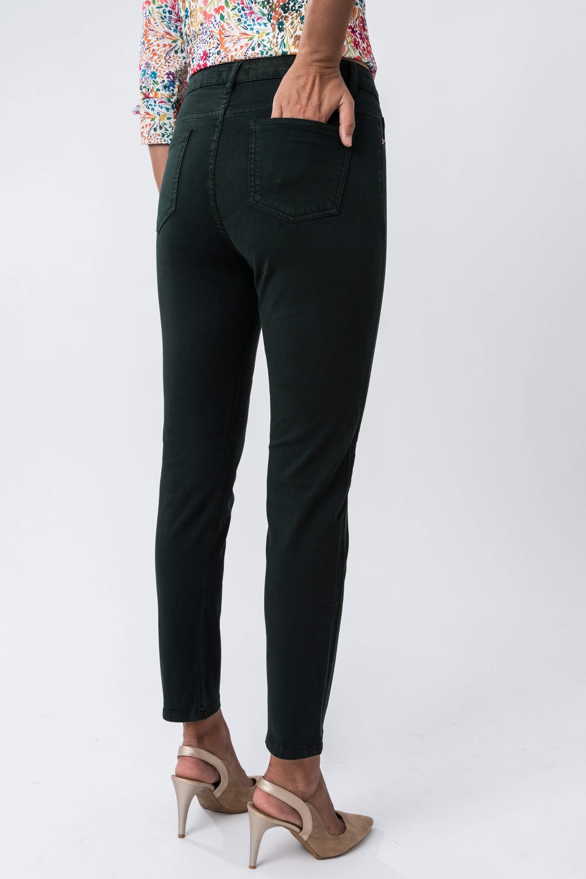 PANTALON 5 BOLSILLOS TOBILLERO BOTELLA