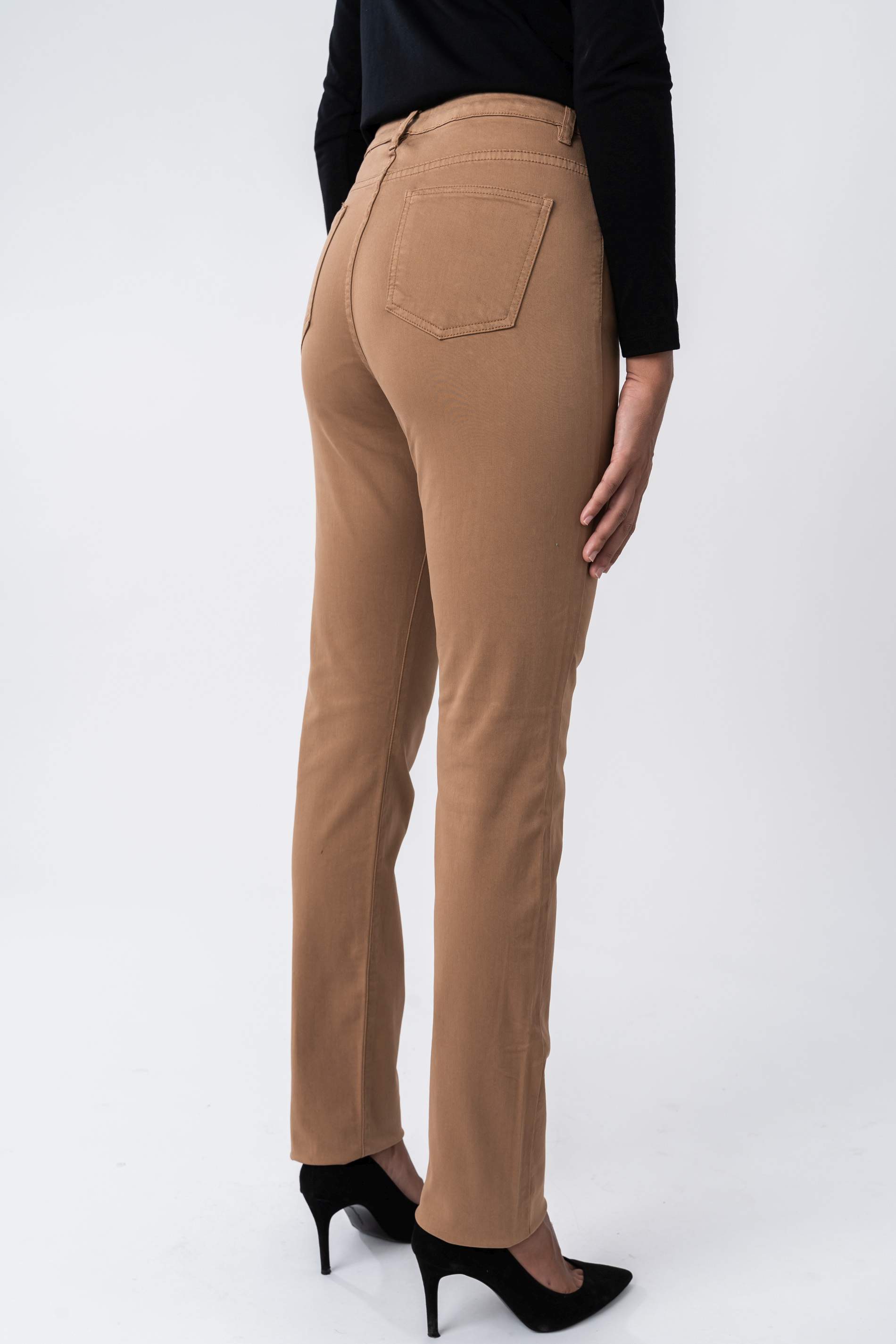 PANTALON 5 BOLSILLOS RECTO CAMEL