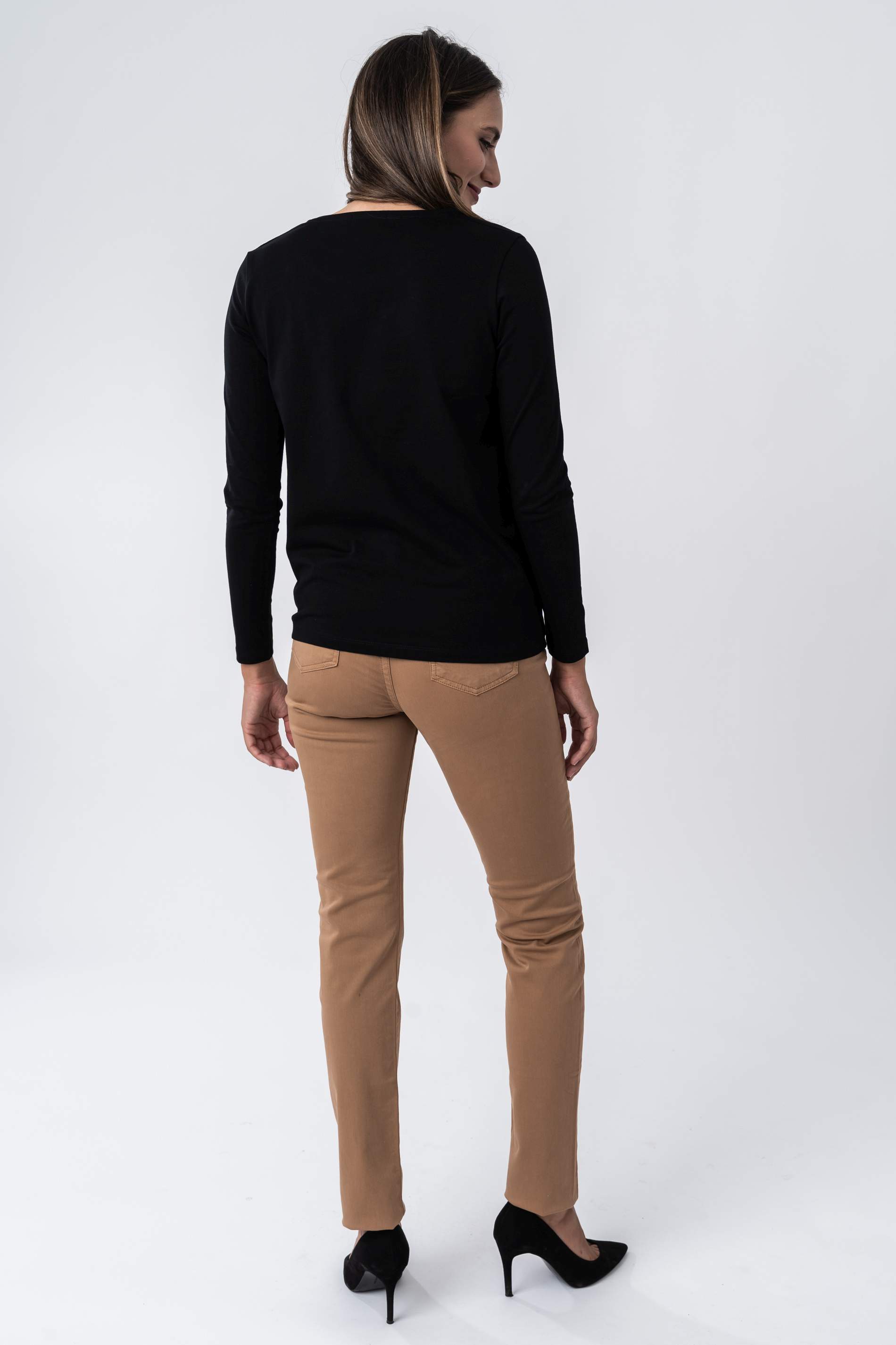 PANTALON 5 BOLSILLOS RECTO CAMEL