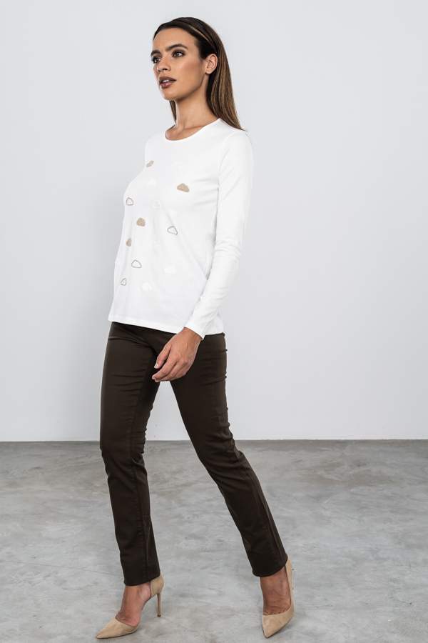 PANTALON 5 BOLSILLOS RECTO MARRON