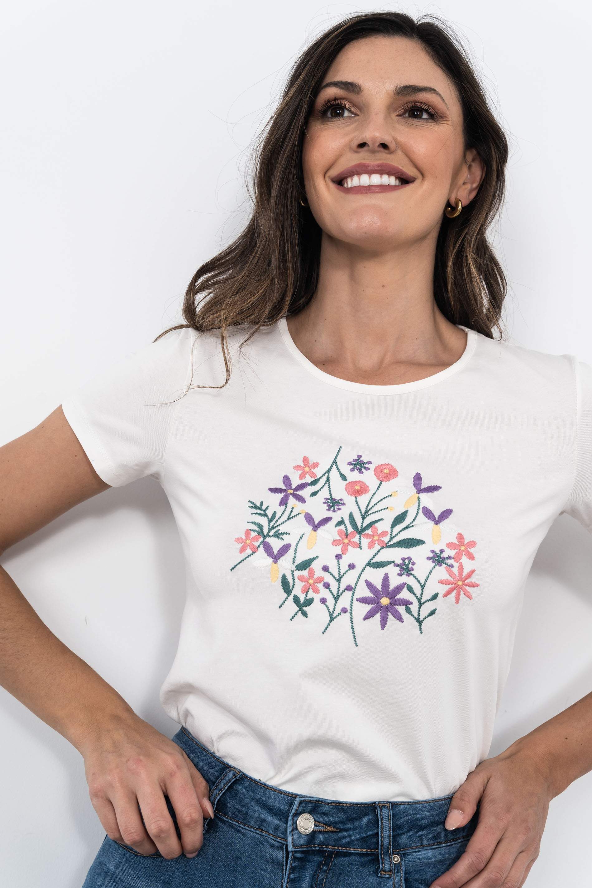 CAMISETA CENTRO FLORAL 