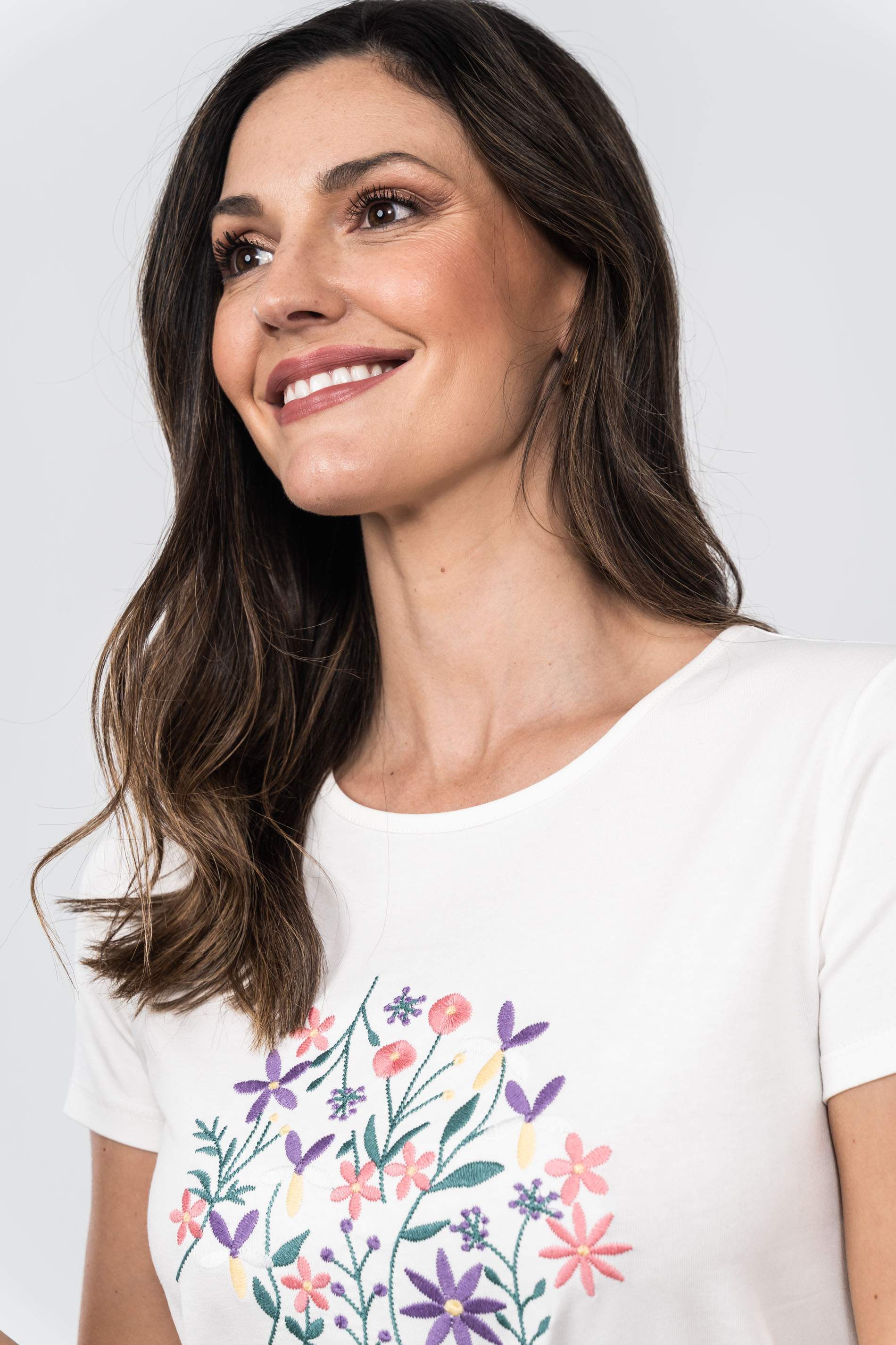 CAMISETA CENTRO FLORAL 