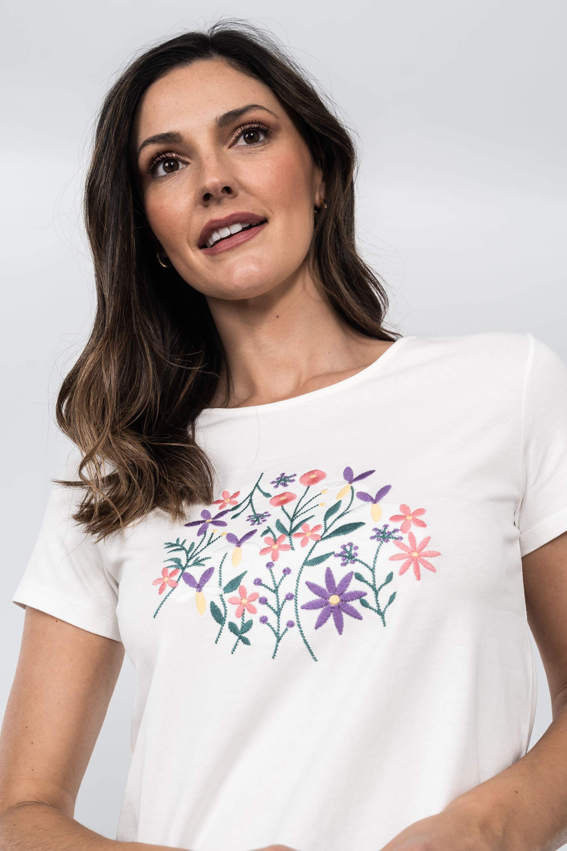 CAMISETA CENTRO FLORAL 