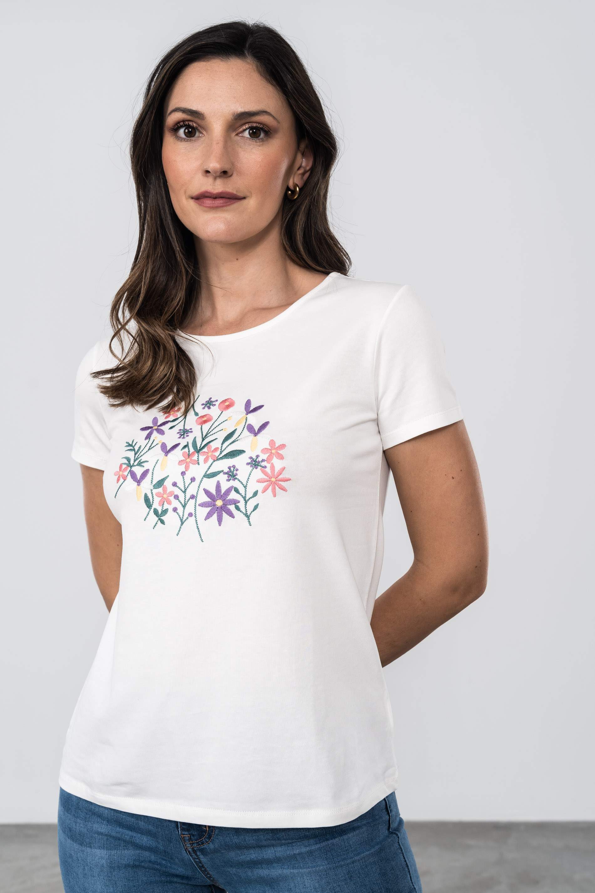 CAMISETA CENTRO FLORAL 