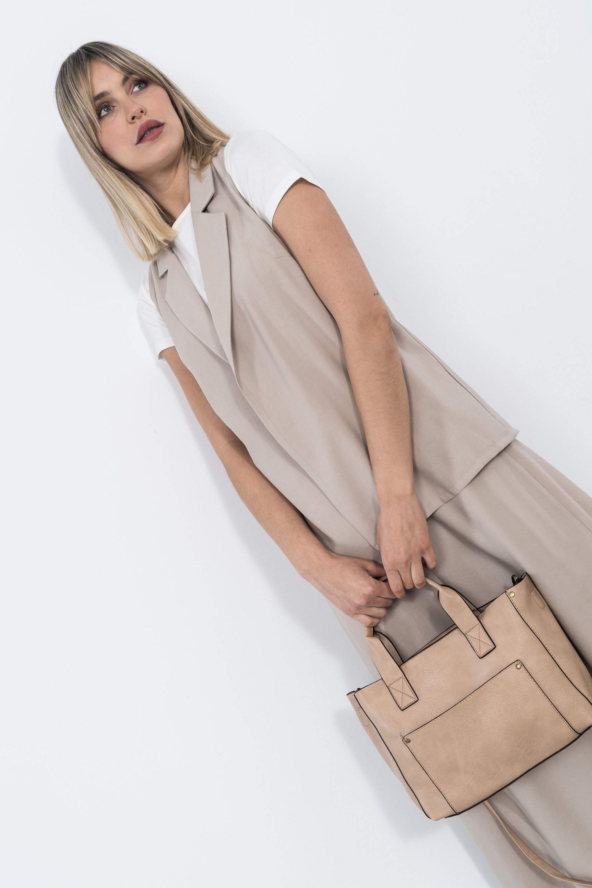 BOLSO BOLSILLO DELANTERO BEIGE