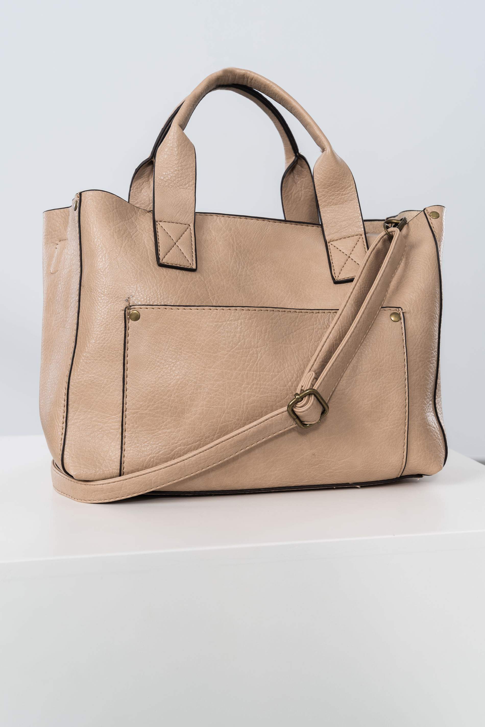 BOLSO BOLSILLO DELANTERO BEIGE